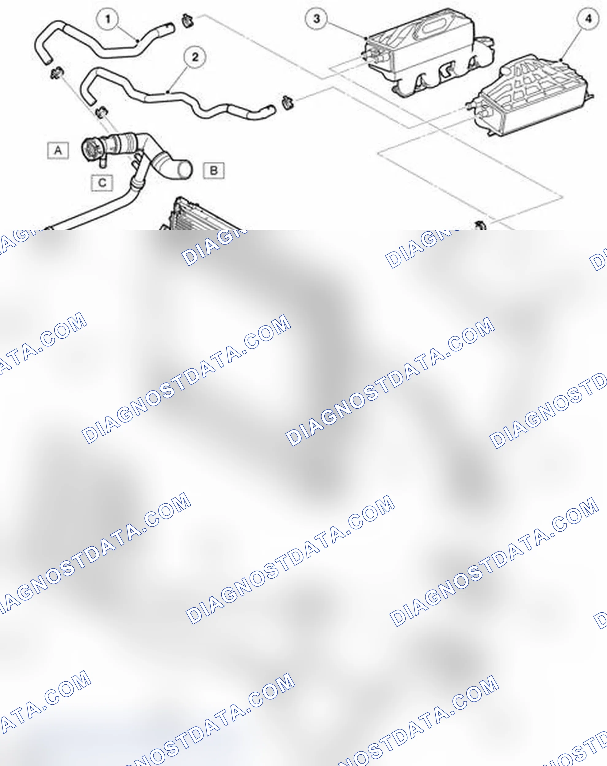 Scheme 3: COOLING SYSTEM COMPONENT LAYOUT SHEET 3 OF 3