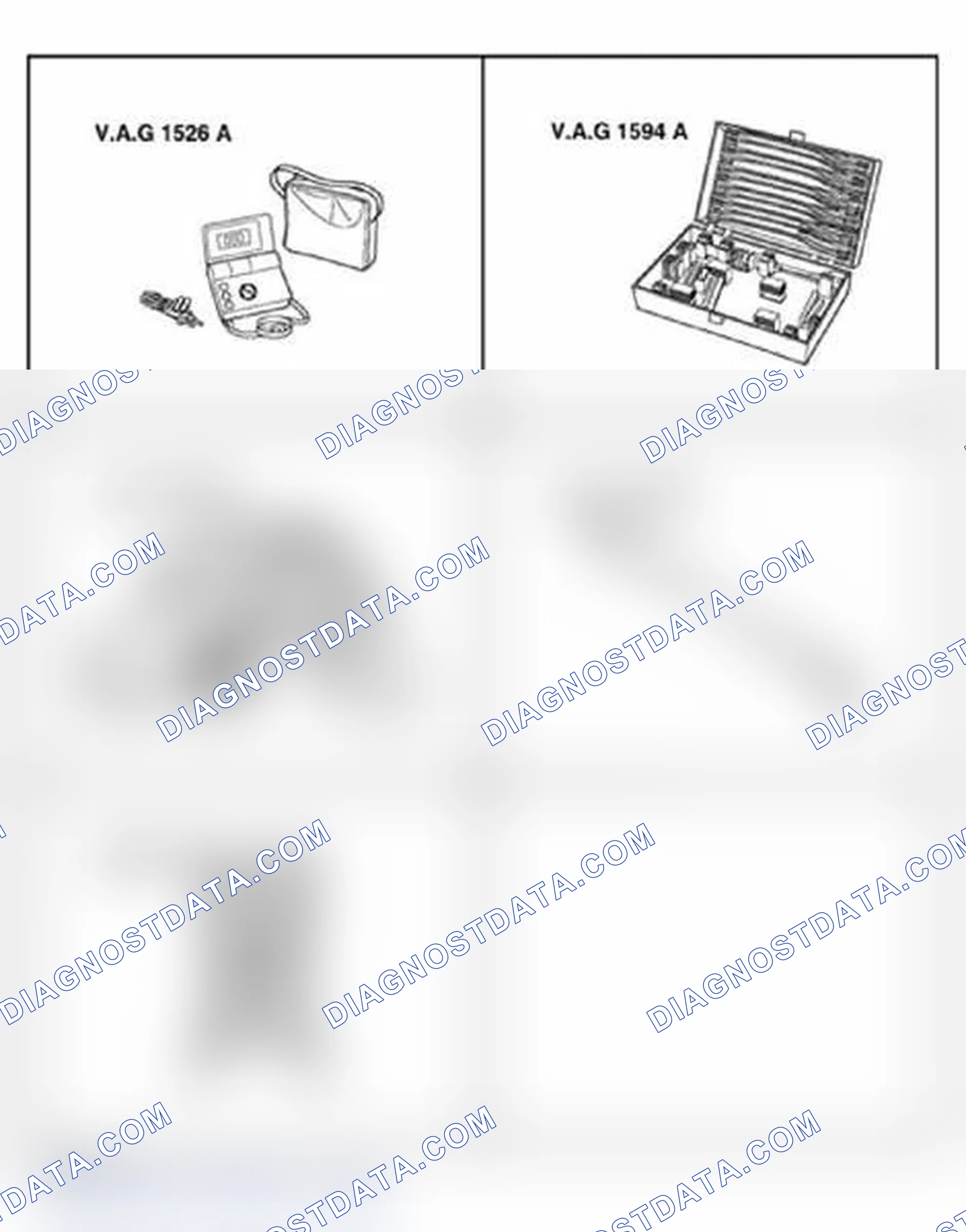 Scheme 498: Special tools and equipment