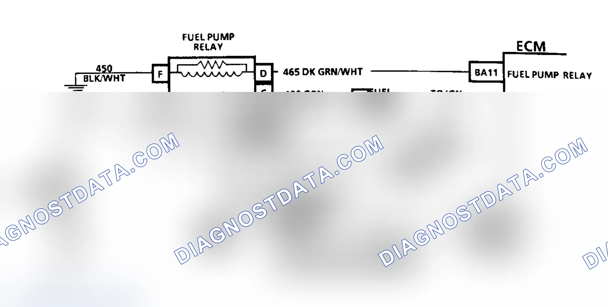 Scheme 405: Chart A5 Schematic, Fuel System Elect. Test (3.3L "A" Body)