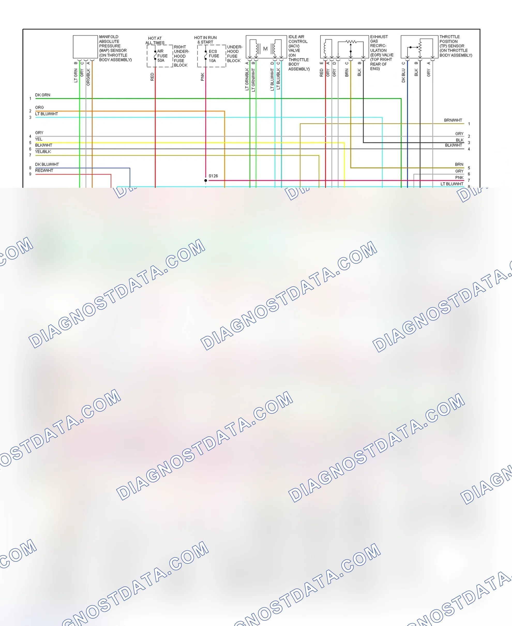 Scheme 156: PCM Wiring Diagram (Eldorado - 4.6L - 2 Of 4)