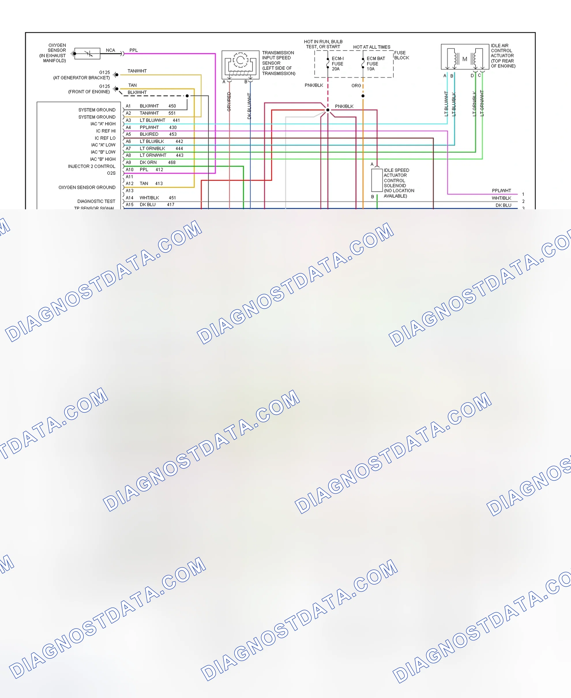 Scheme 277: Wiring Diagram ("P" Series - Cutaway - 7.4L - 1 Of 3)