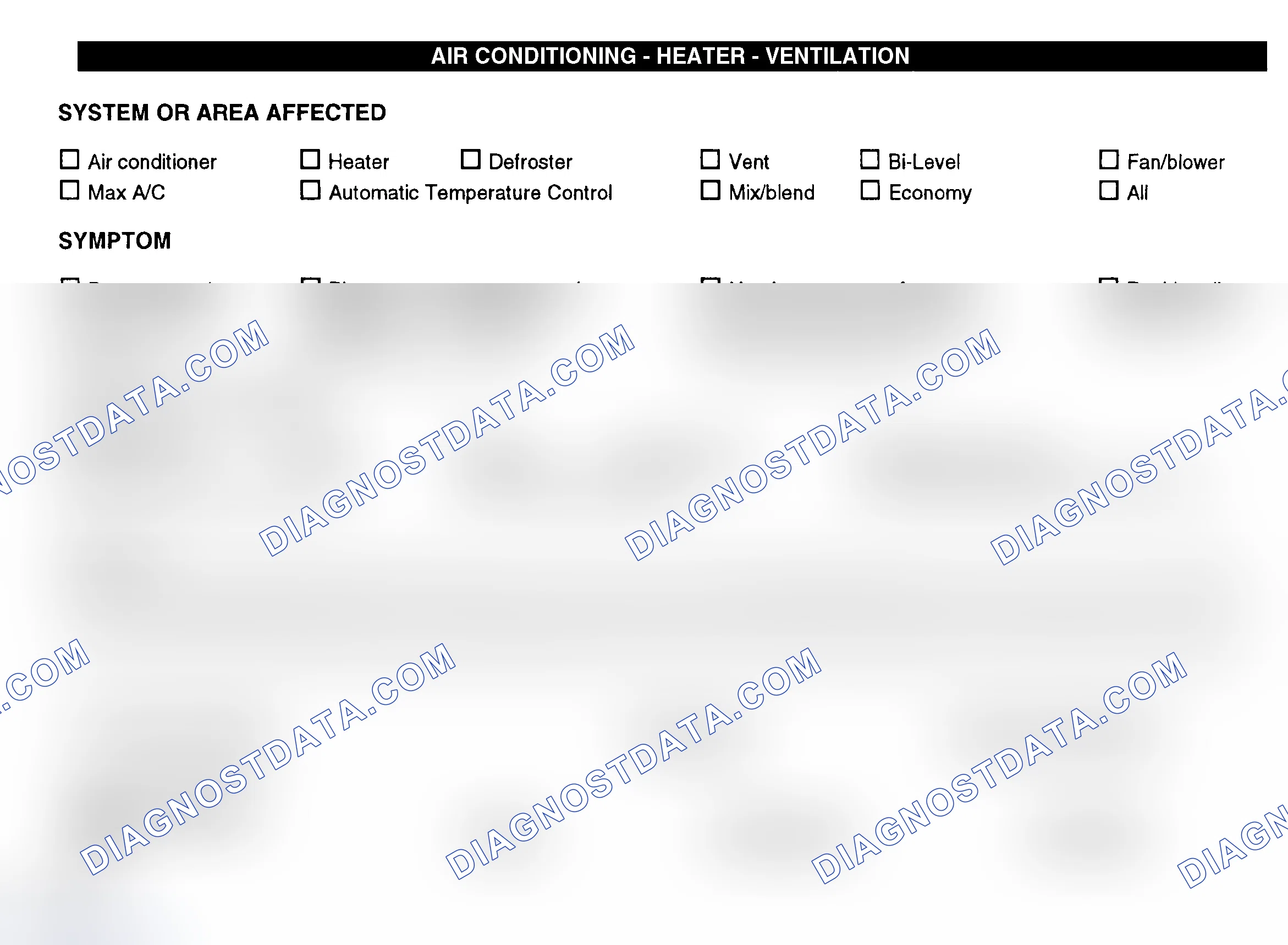 Scheme 8: Air Conditioning, Heater & Ventilation