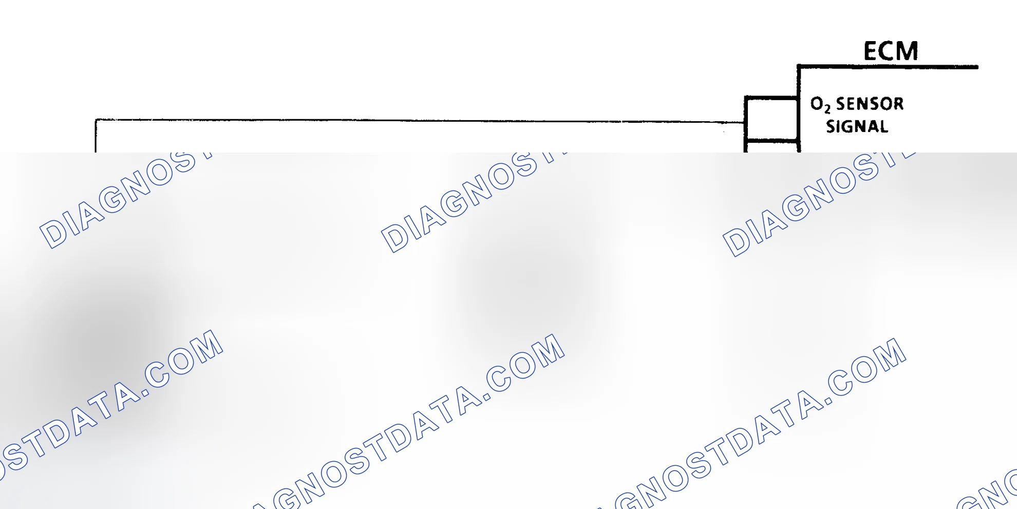 Scheme 1: Code 13 Schematic (5.7L) Open Oxygen Sensor Circuit