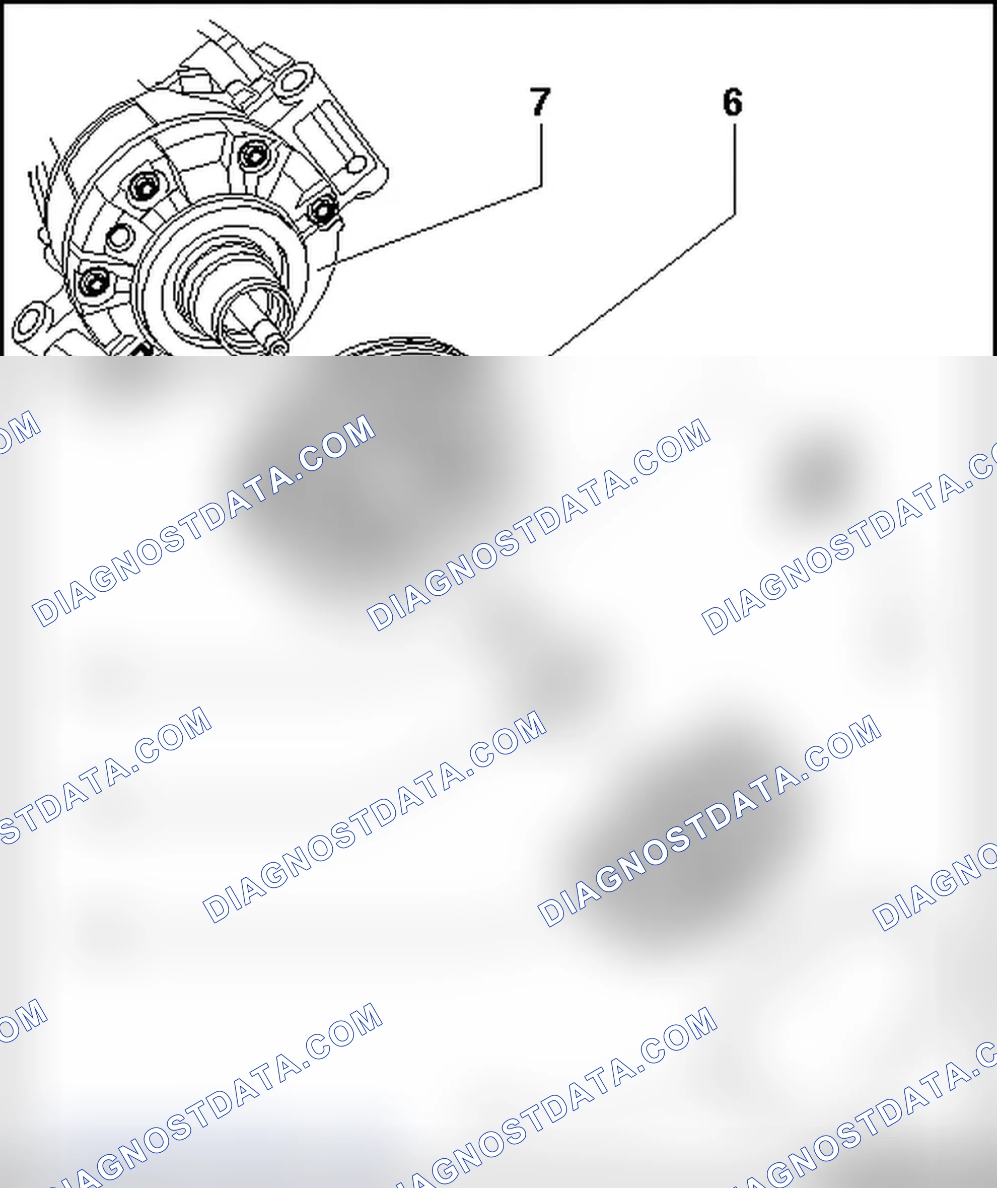 Scheme 4: A/C COMPRESSOR BELT PULLEY, DENSO VERSION 2