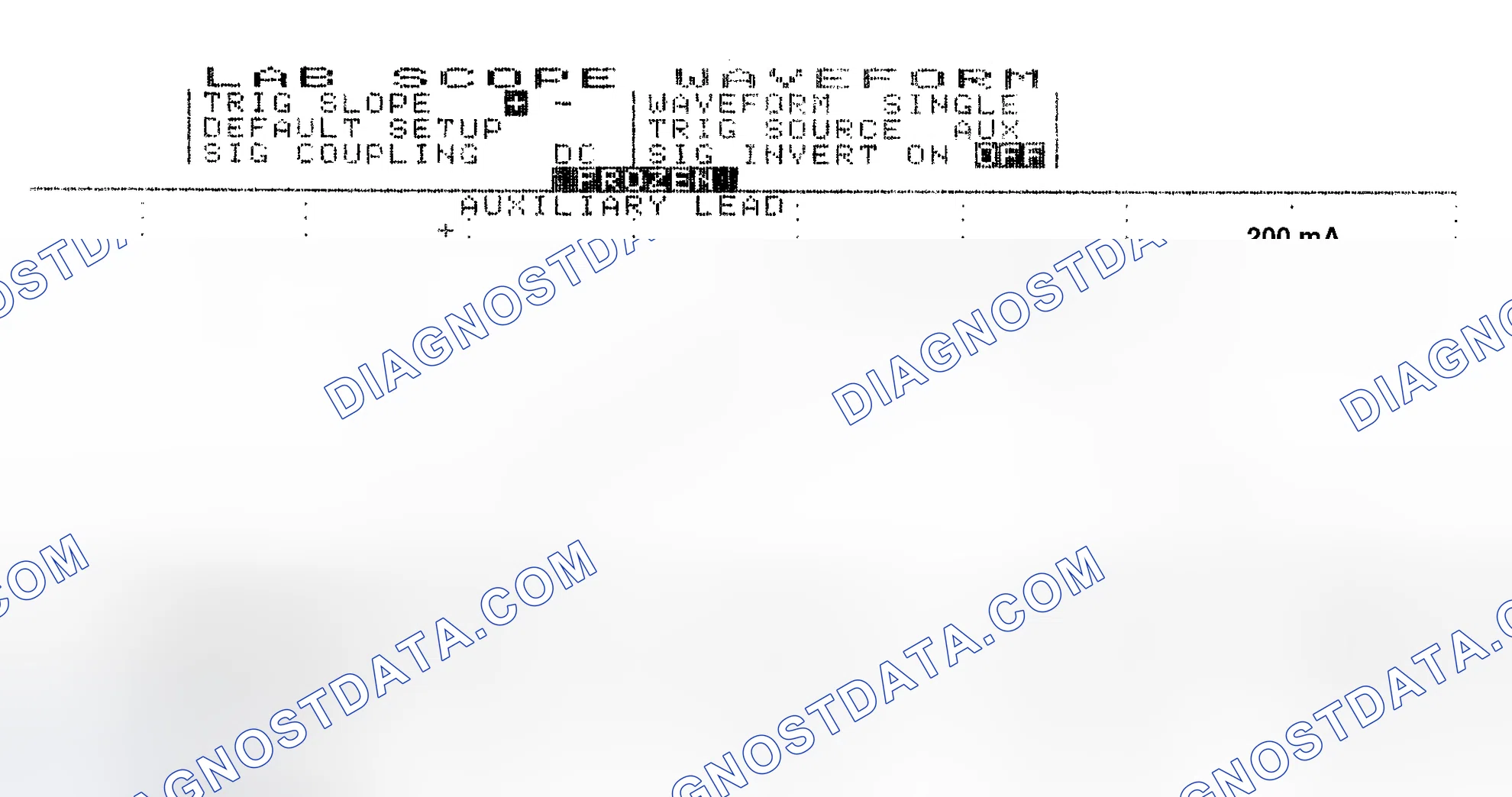 Scheme 13: Single Injector w/Normal Current Flow - Current Pattern