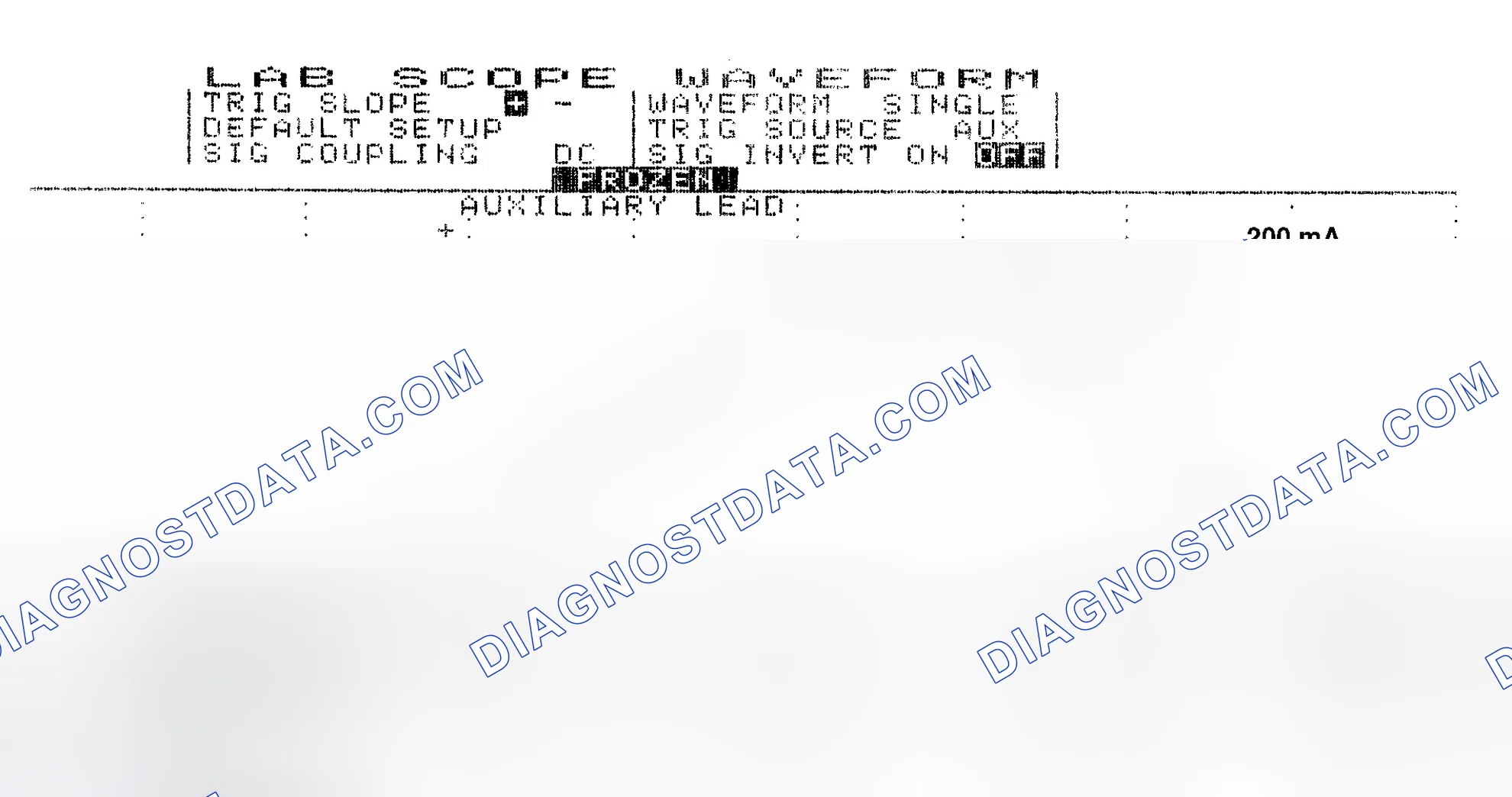 Scheme 13: Single Injector w/Normal Current Flow - Current Pattern