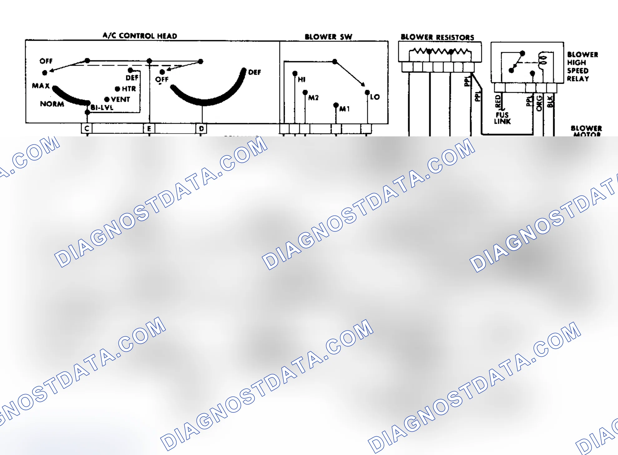 Scheme 29: Camaro & Firebird Manual A/C-Heater Wiring Diagram