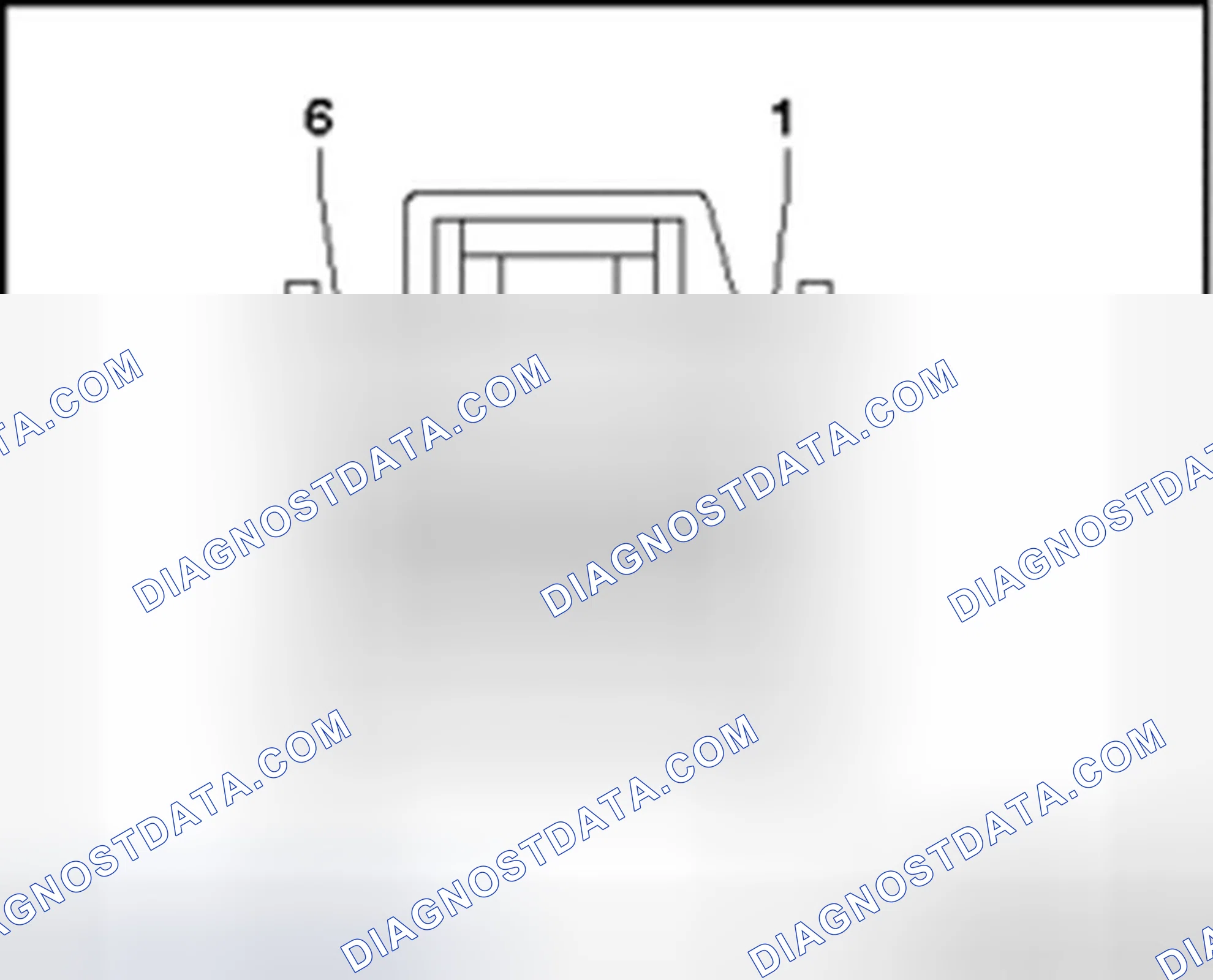 Scheme 193: Monitor cable beneath seat, connector assignment