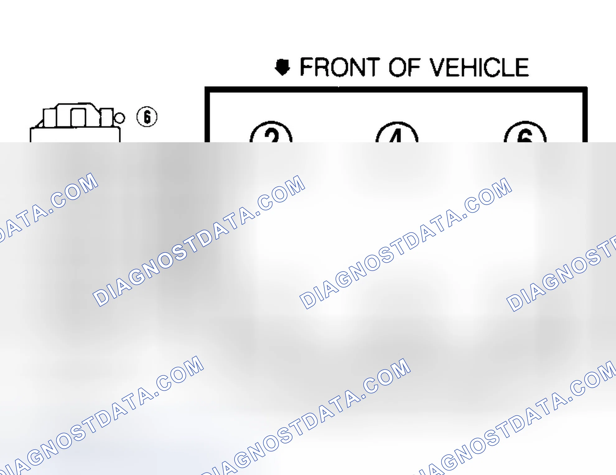 Scheme 4: Firing Order (3.8L - Except "F" Body)