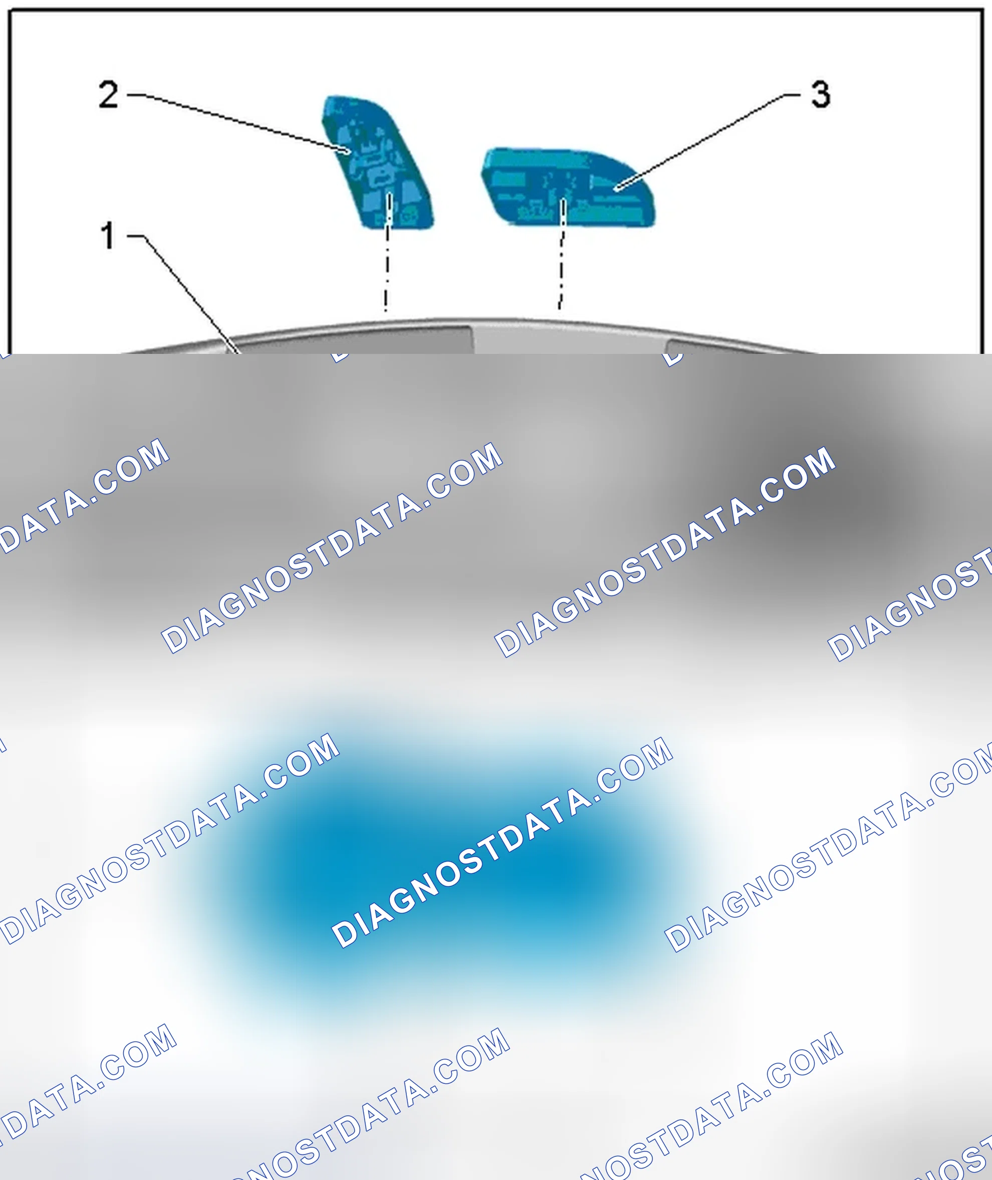 Scheme 98: SEAT ADJUSTMENT CONTROL HEAD OVERVIEW