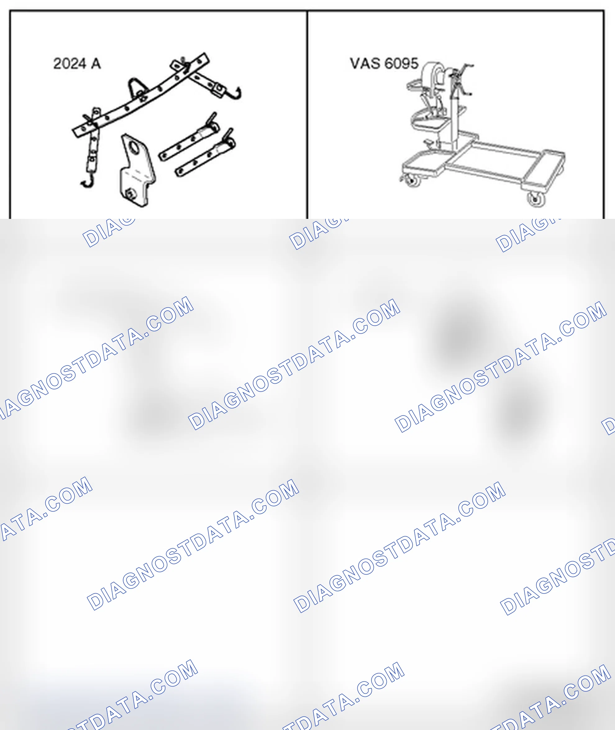 Scheme 85: Engine, Securing to Engine and Transmission Holder