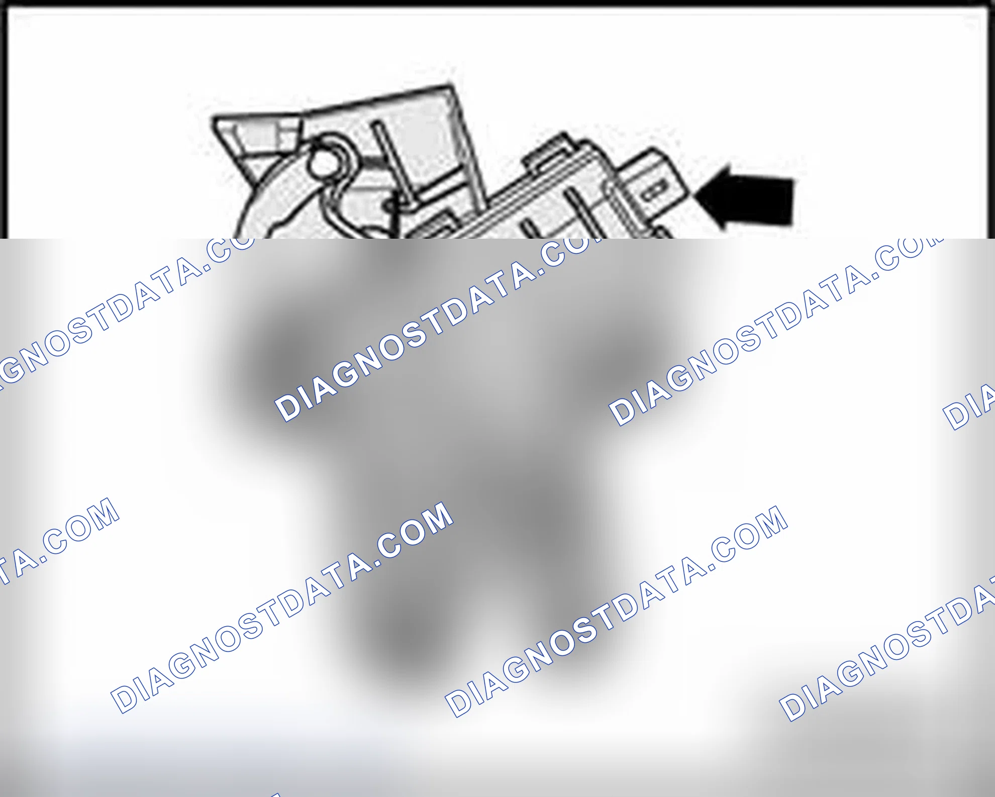 Scheme 336: Trunk Lock/Alarm/Central Locking Switch F124 - from 11.04, removing and installing