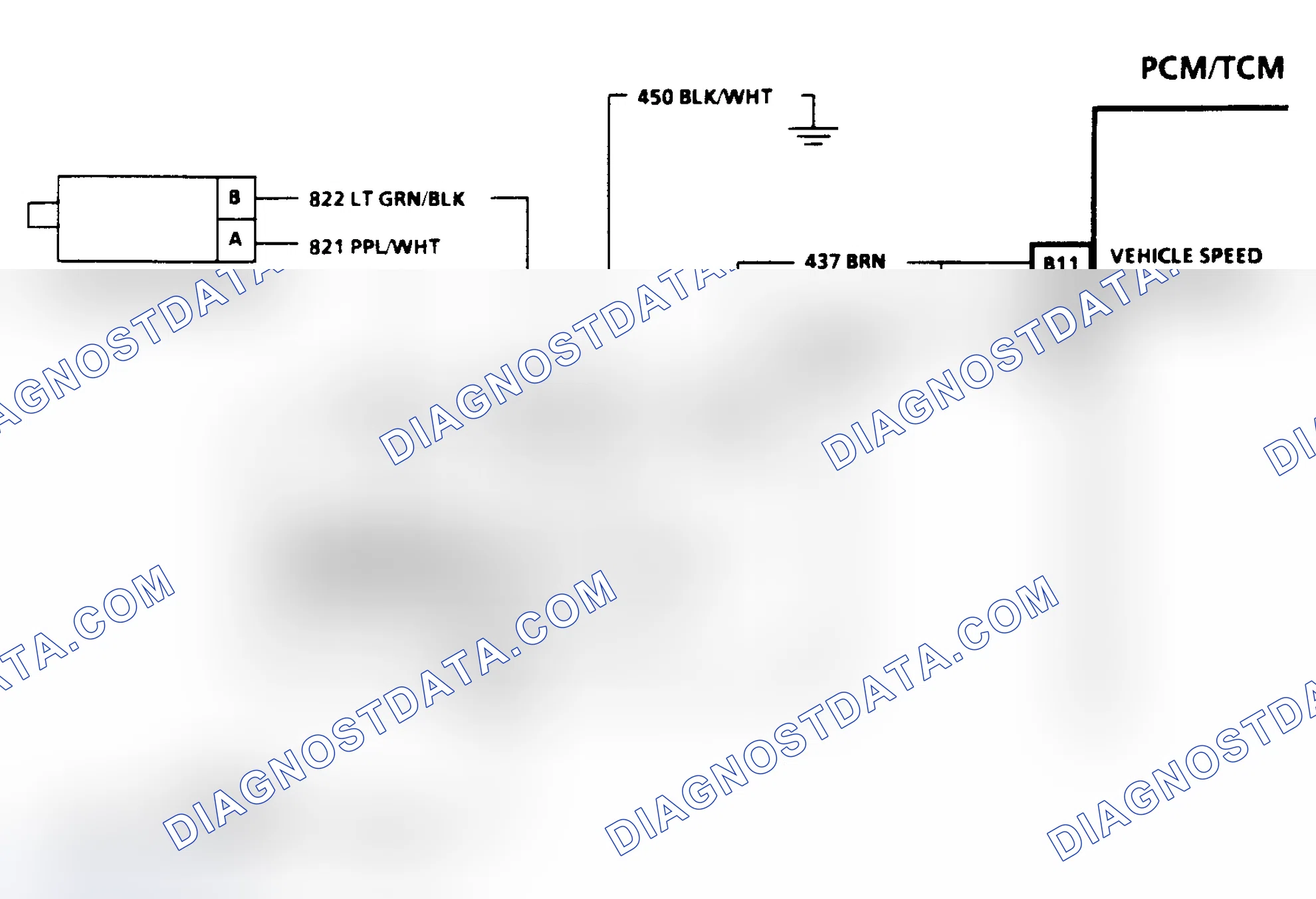 Scheme 267: OUTPUT SPEED SENSOR CIRCUIT CHECK - 2WD - "C" & "K" SERIES