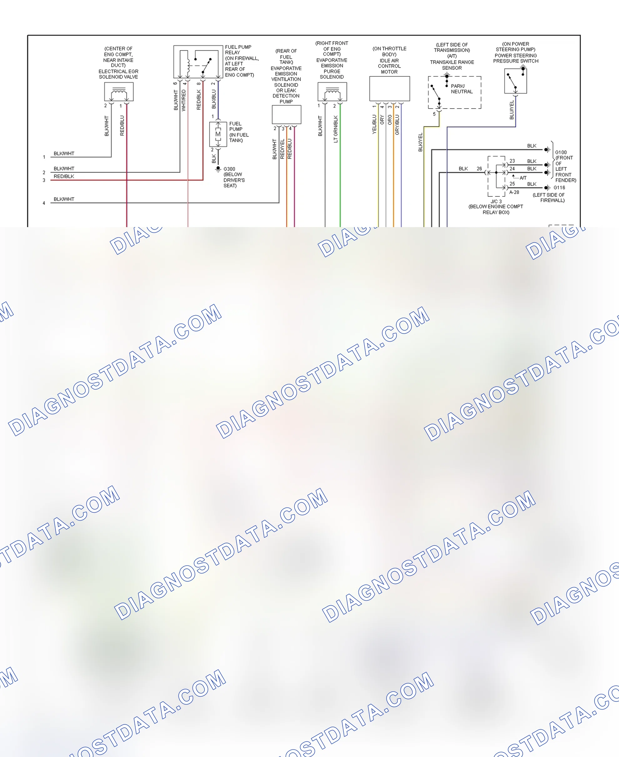 Scheme 3: PCM Wiring Diagram (Avenger & Sebring Coupe - 2.0L - 3 Of 3)