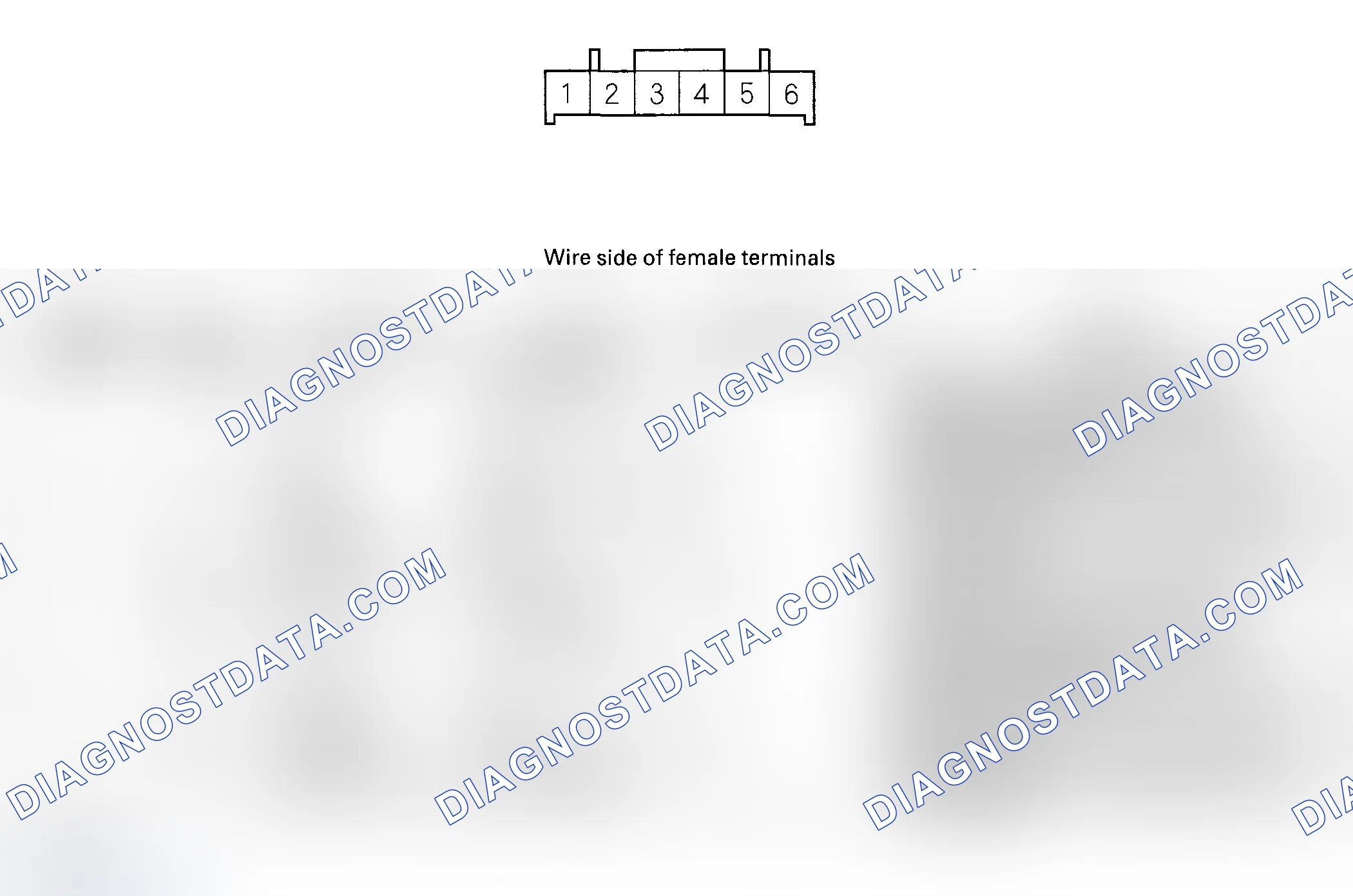 Scheme 24: Rearview Camera Inputs and Outputs for 6P Connector