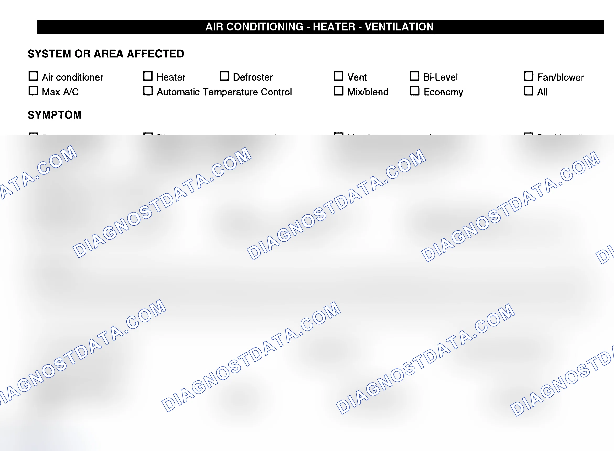 Scheme 8: Air Conditioning, Heater & Ventilation