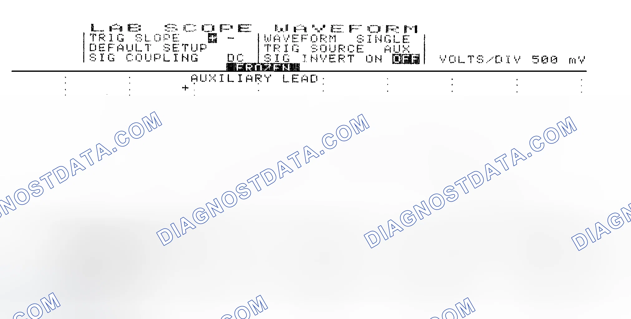 Scheme 14: Single Injector w/Excessive Current Flow - Current Pattern