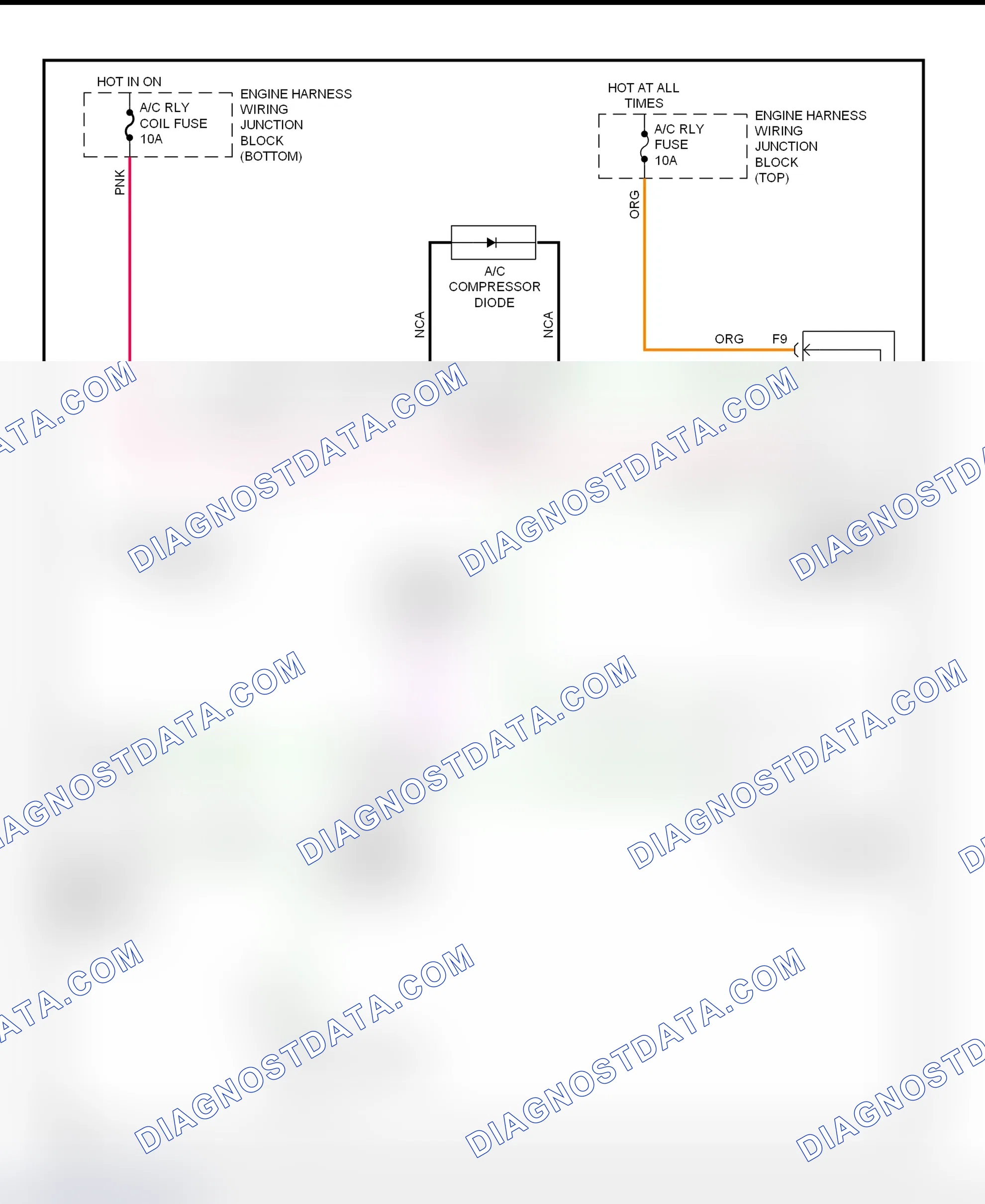 Scheme 29: A/C Compressor Clutch Control Circuit Wiring Diagram (2000 Impala & Monte Carlo)