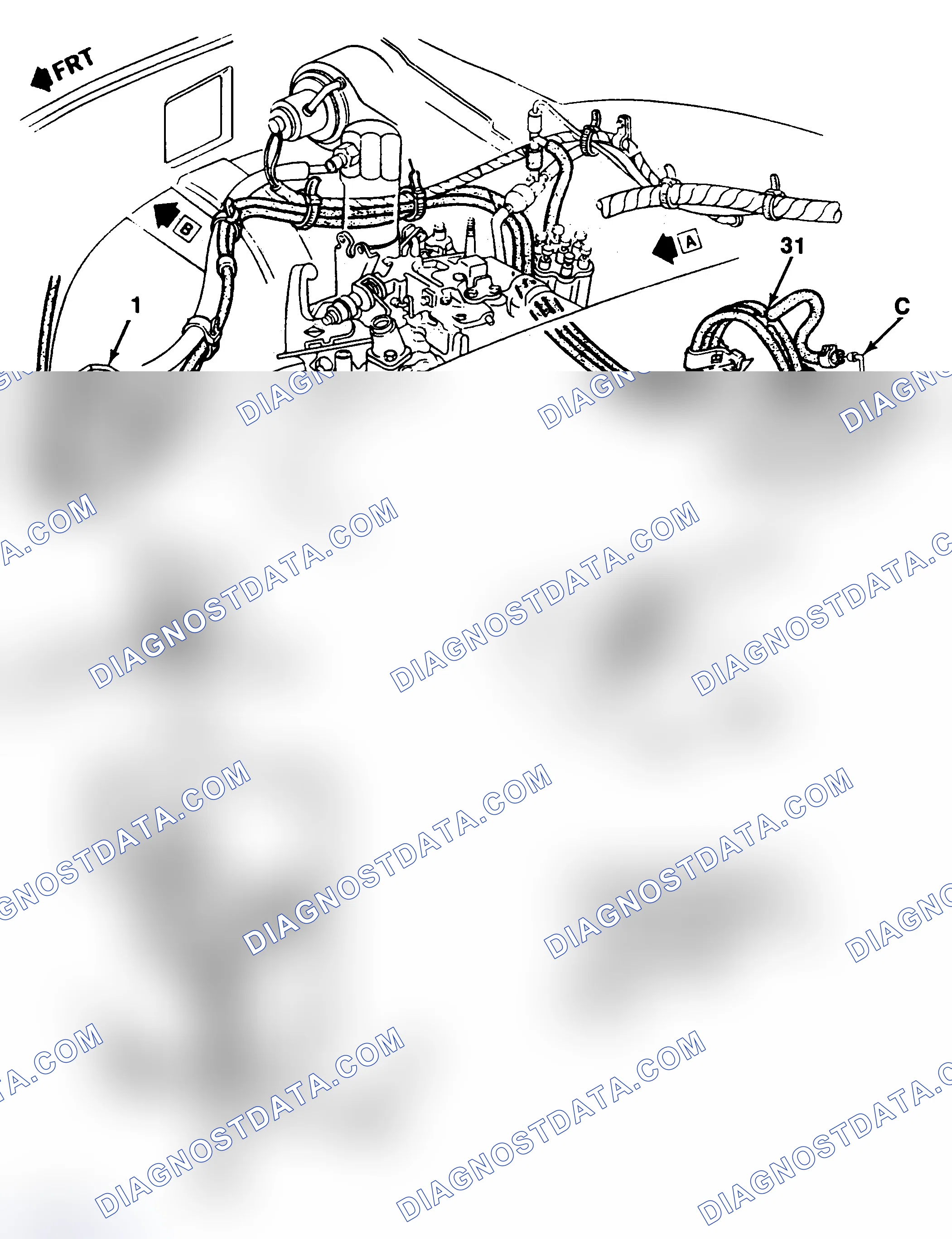 Scheme 56: S10, S15, S/T Blazer & S/T Jimmy 4WD Transfer Case Vacuum Diagram