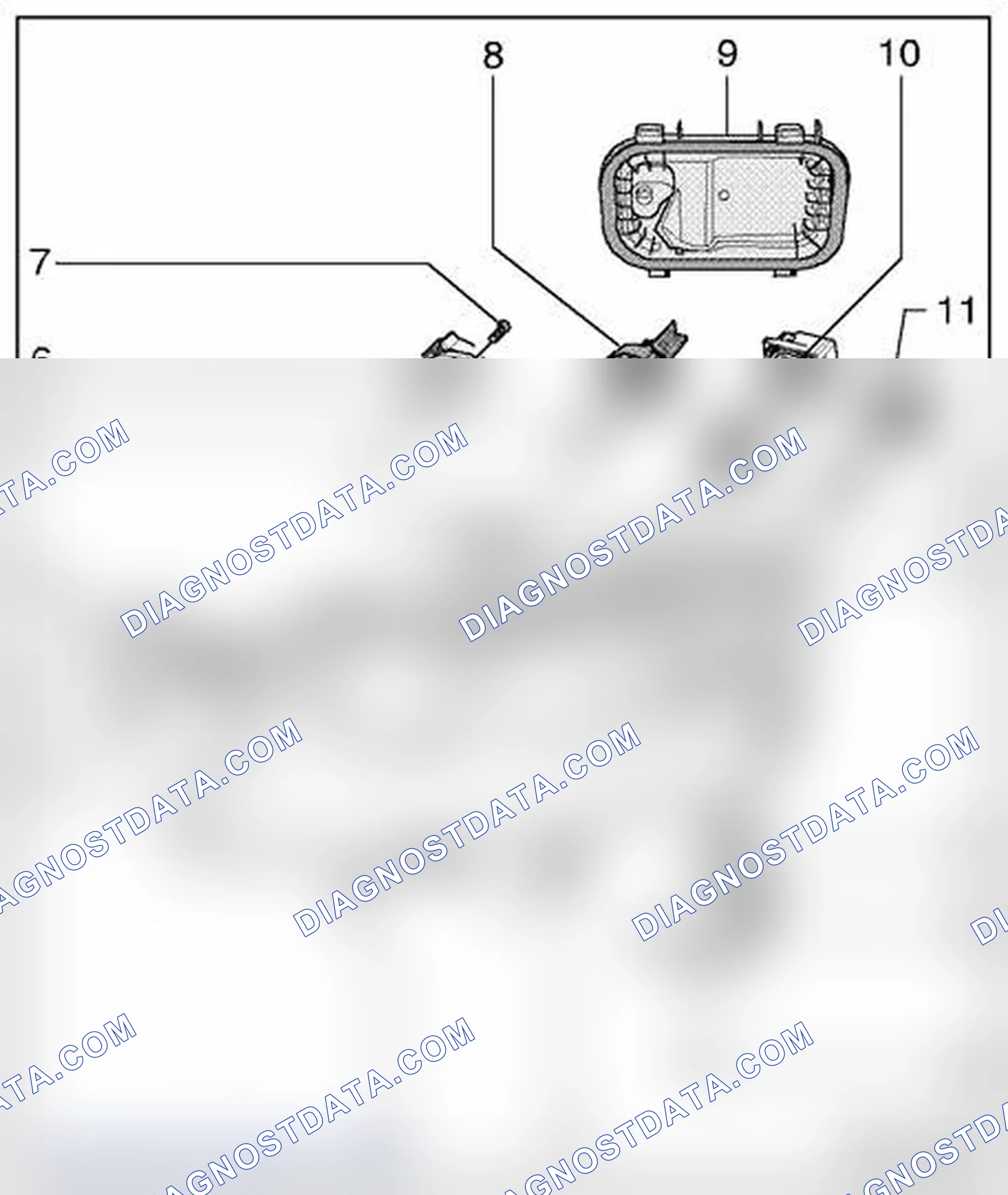 Scheme 183: Gas discharge headlamp - component overview