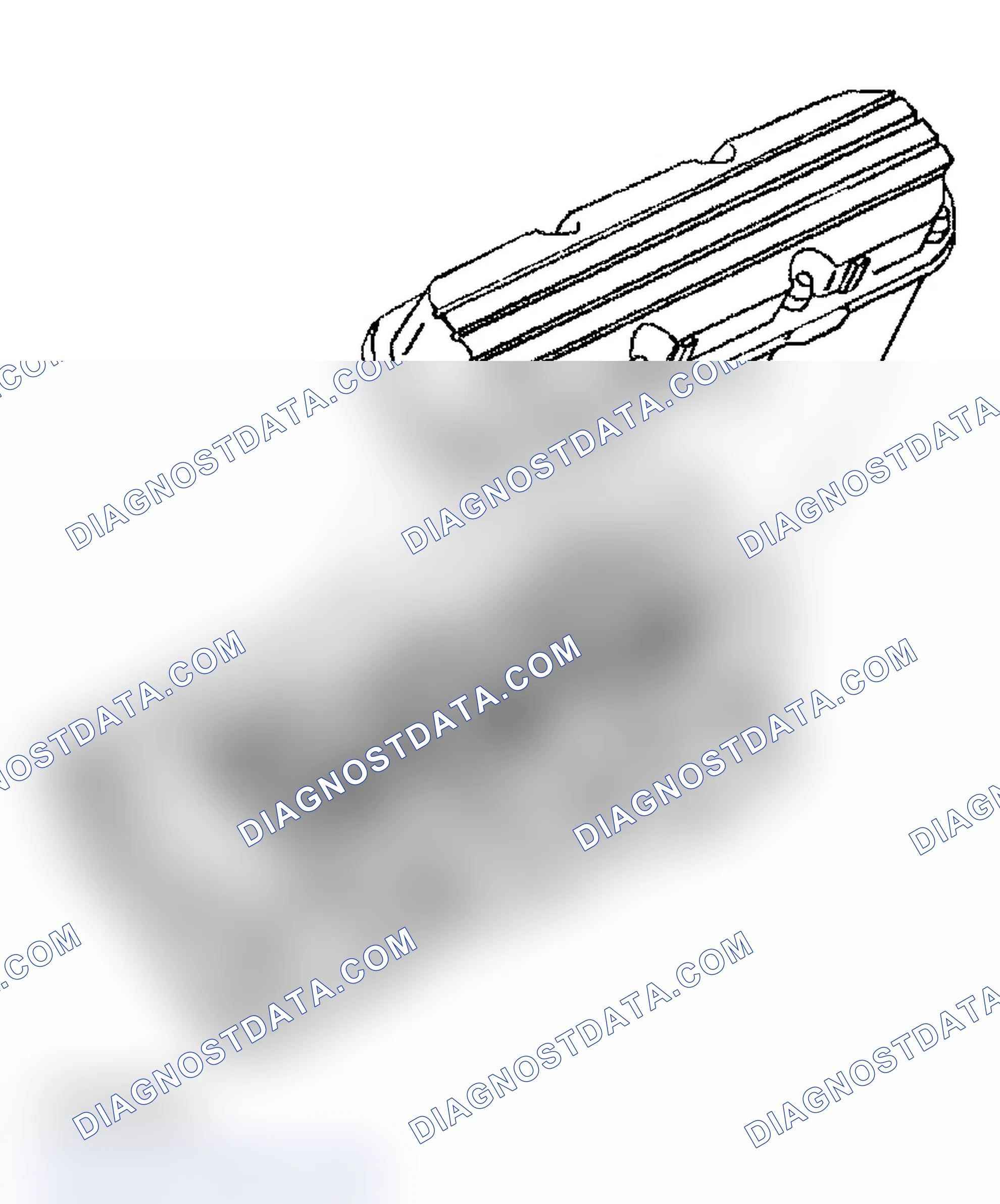 Scheme 516: Valve Rocker Arm Cover (Right Side) - Removal