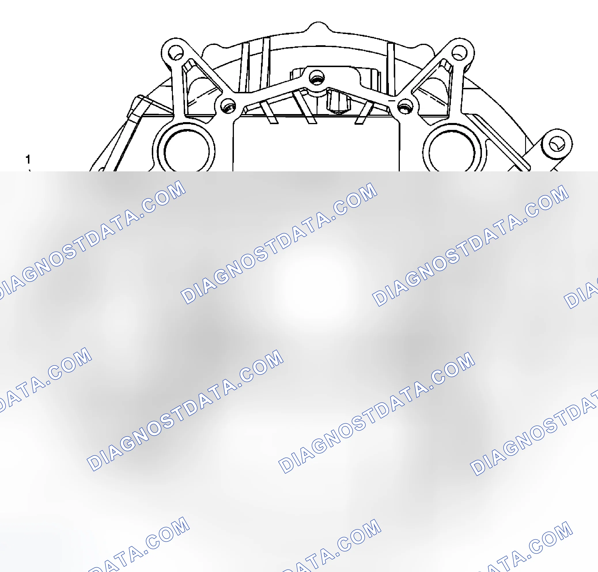 Scheme 432: Flywheel Housing - Rear View