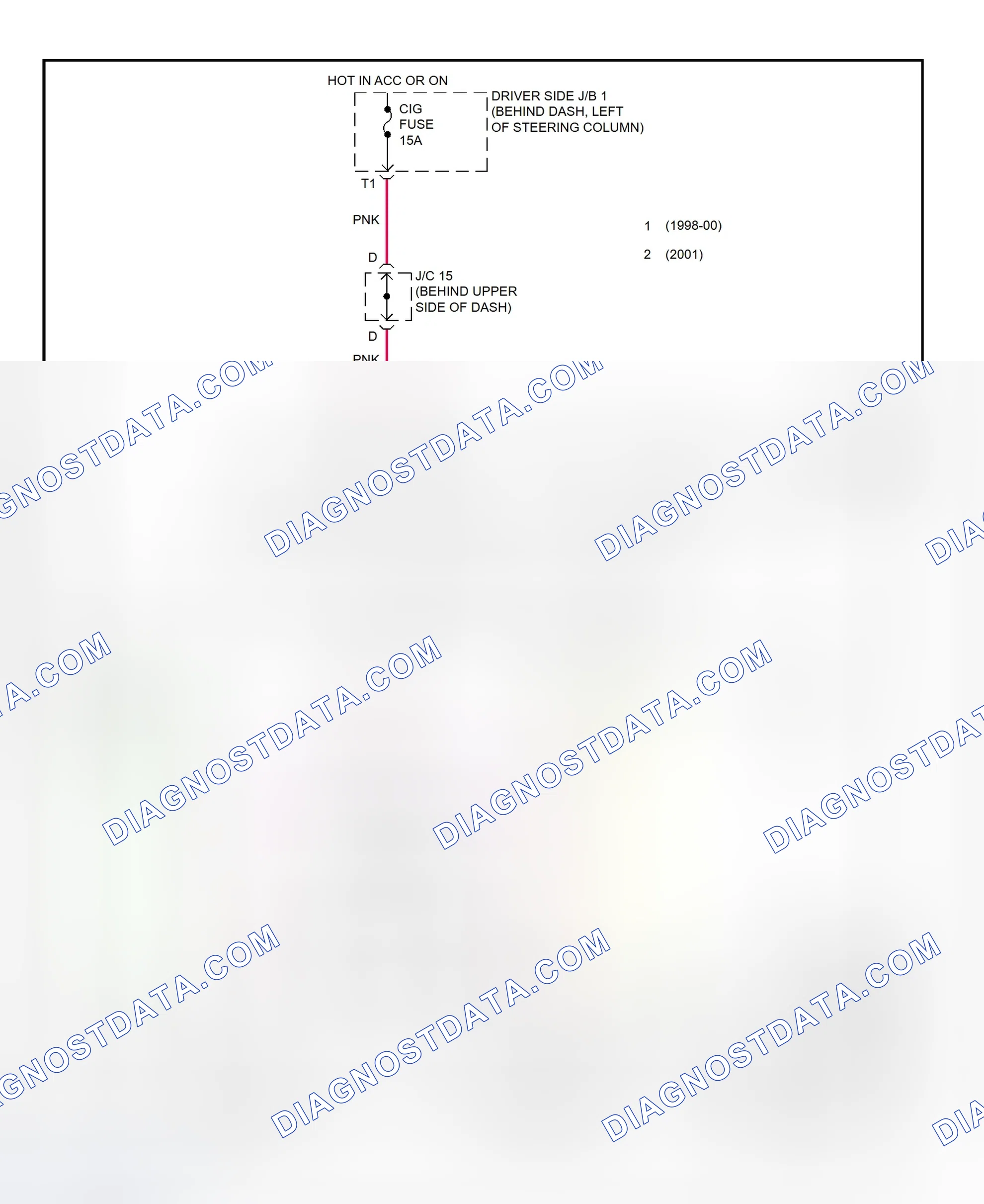 Scheme 34: Power Mirror System Wiring Diagram (Sienna)