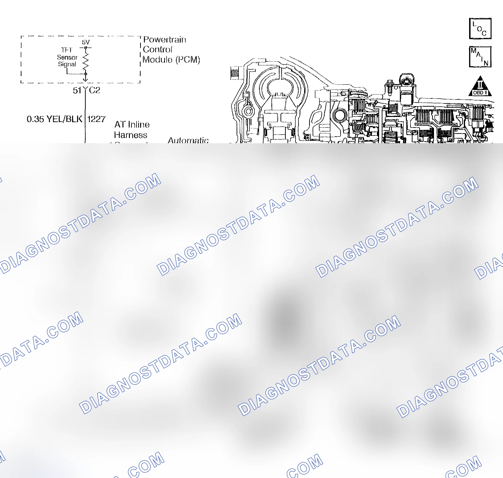 Scheme 782: DTC P0218: High TFT