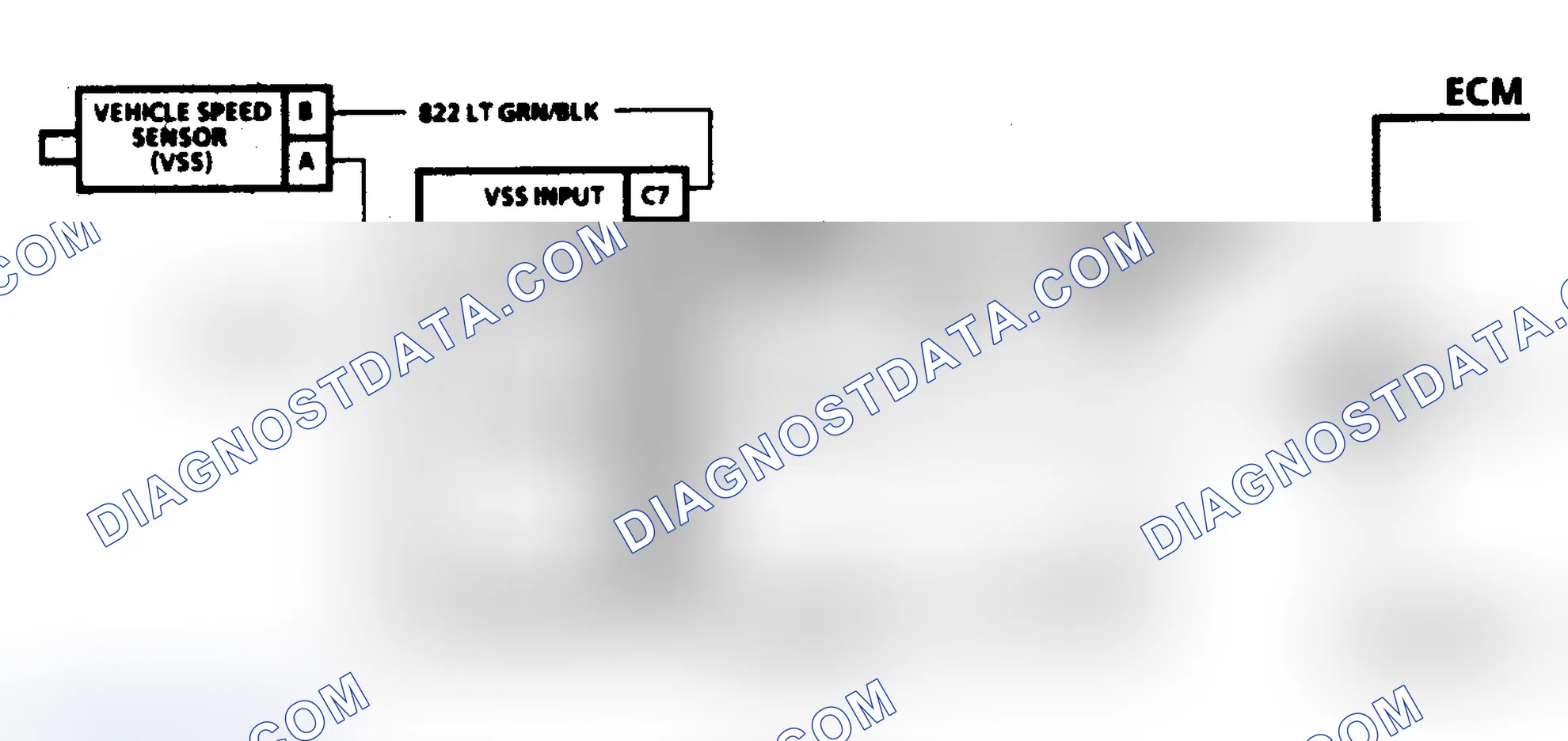 Scheme 43: Code 24 Schematic ("C" & "K" Series 5.7L M/T) Vehicle Speed Sensor