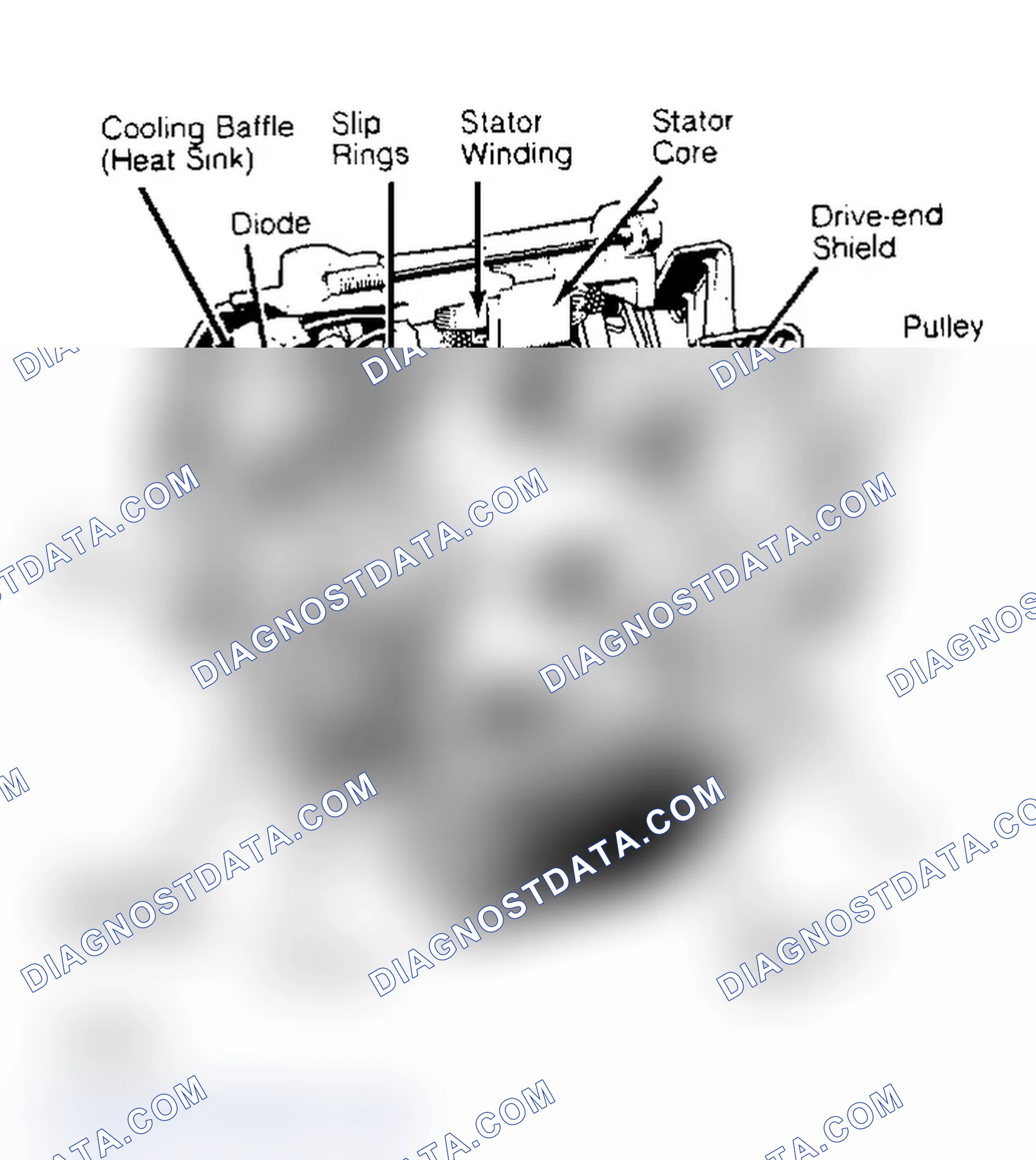 Scheme 1: Cutaway View of Bosch Alternator