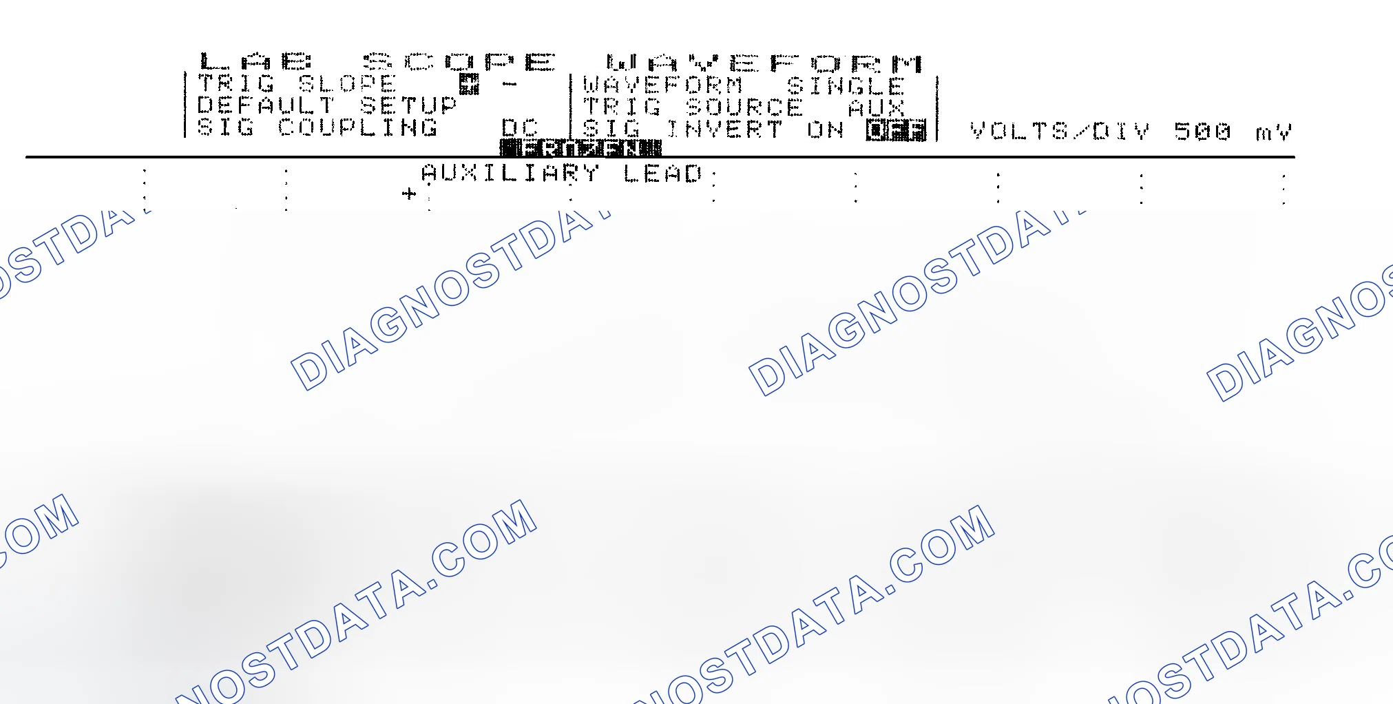 Scheme 14: Single Injector w/Excessive Current Flow - Current Pattern