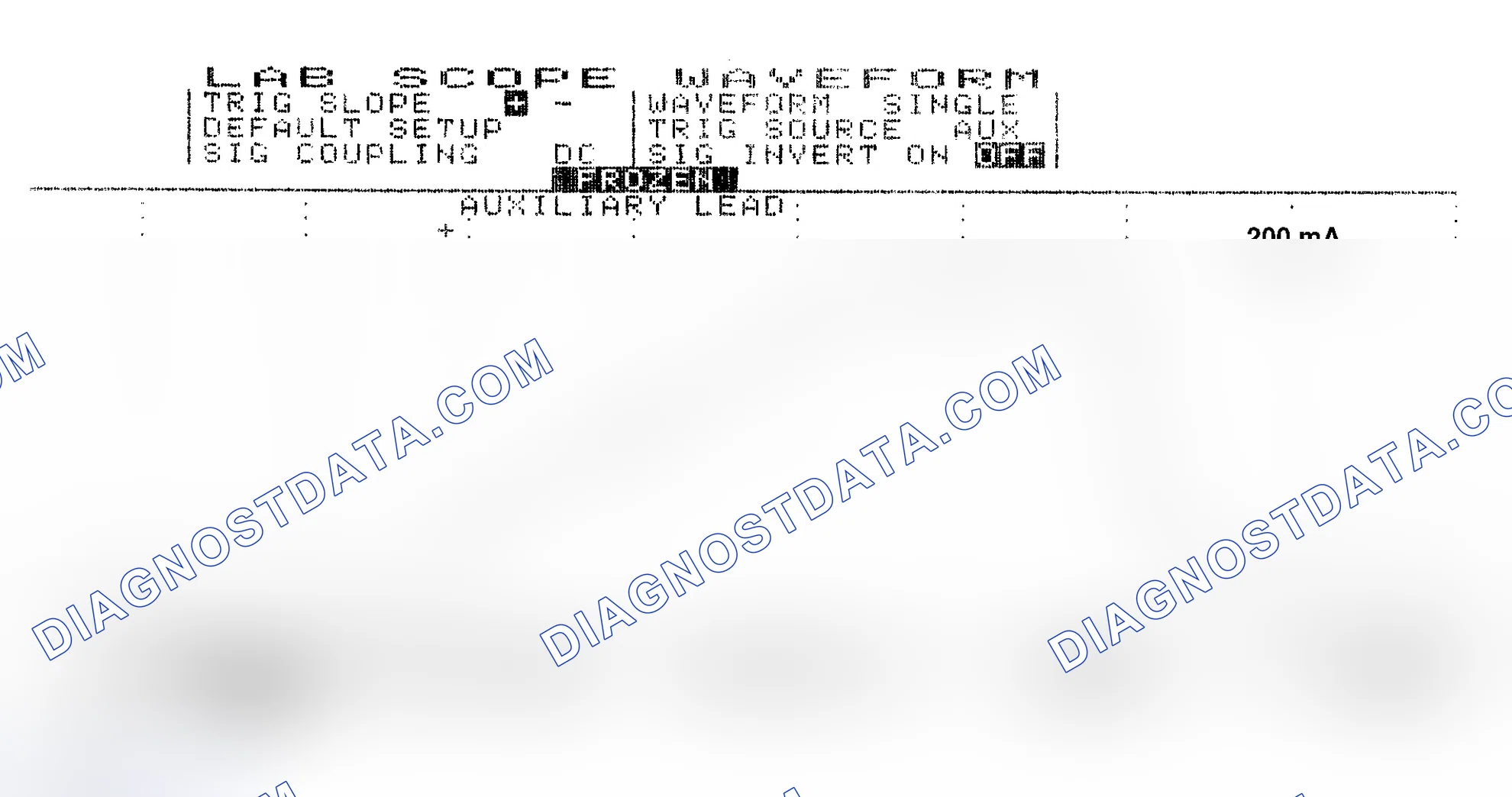 Scheme 13: Single Injector w/Normal Current Flow - Current Pattern