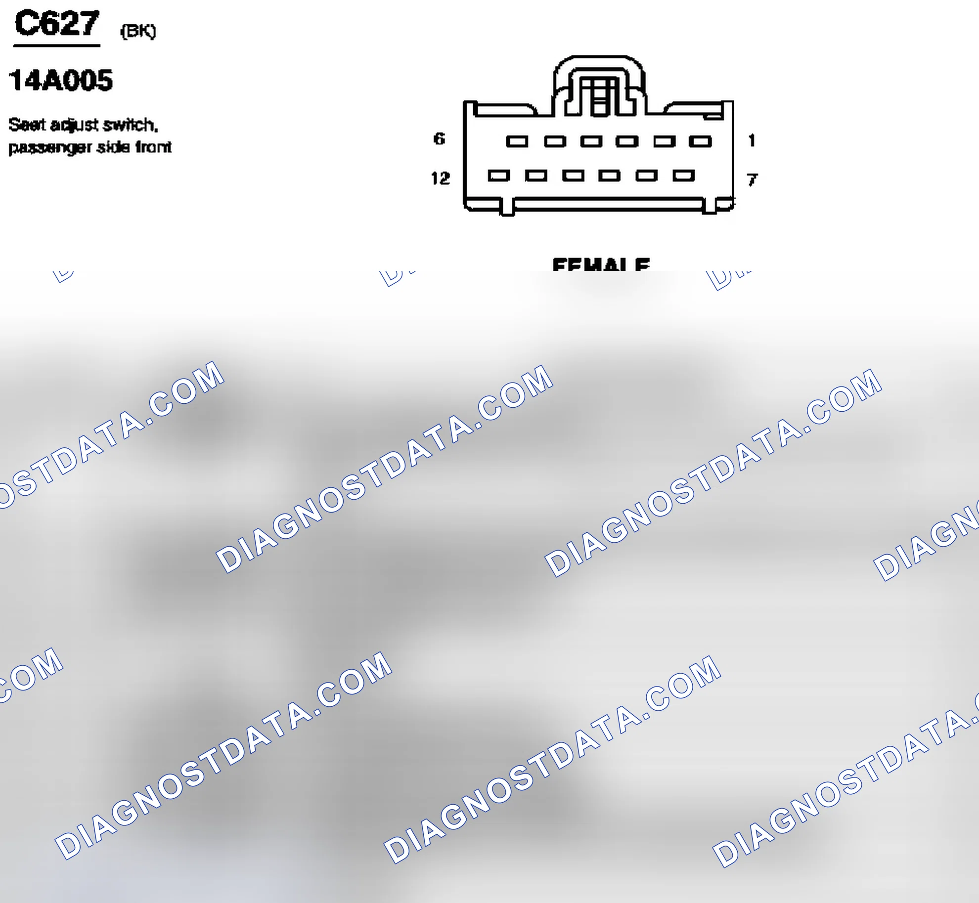 Scheme 201: Identifying Connectors C627, C630 & C634