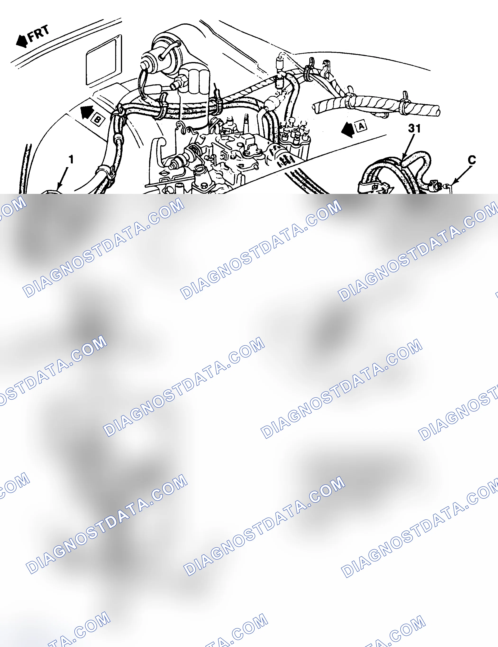 Scheme 62: S10, S15, S/T Blazer & S/T Jimmy 4WD Transfer Case Vacuum Diagram