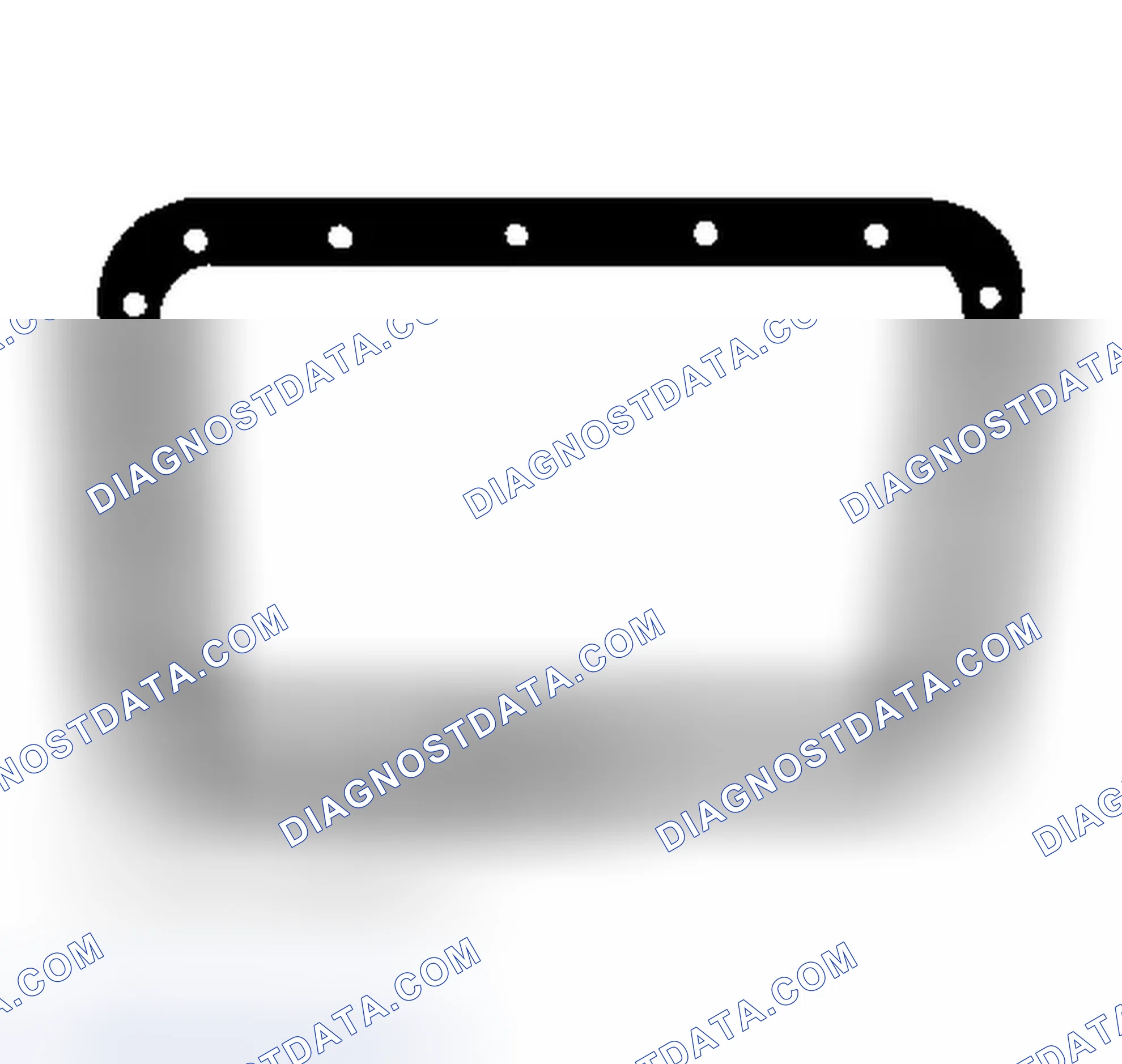 Scheme 54: Identifying Oil Pan Gasket (4R44E & 5R55E)