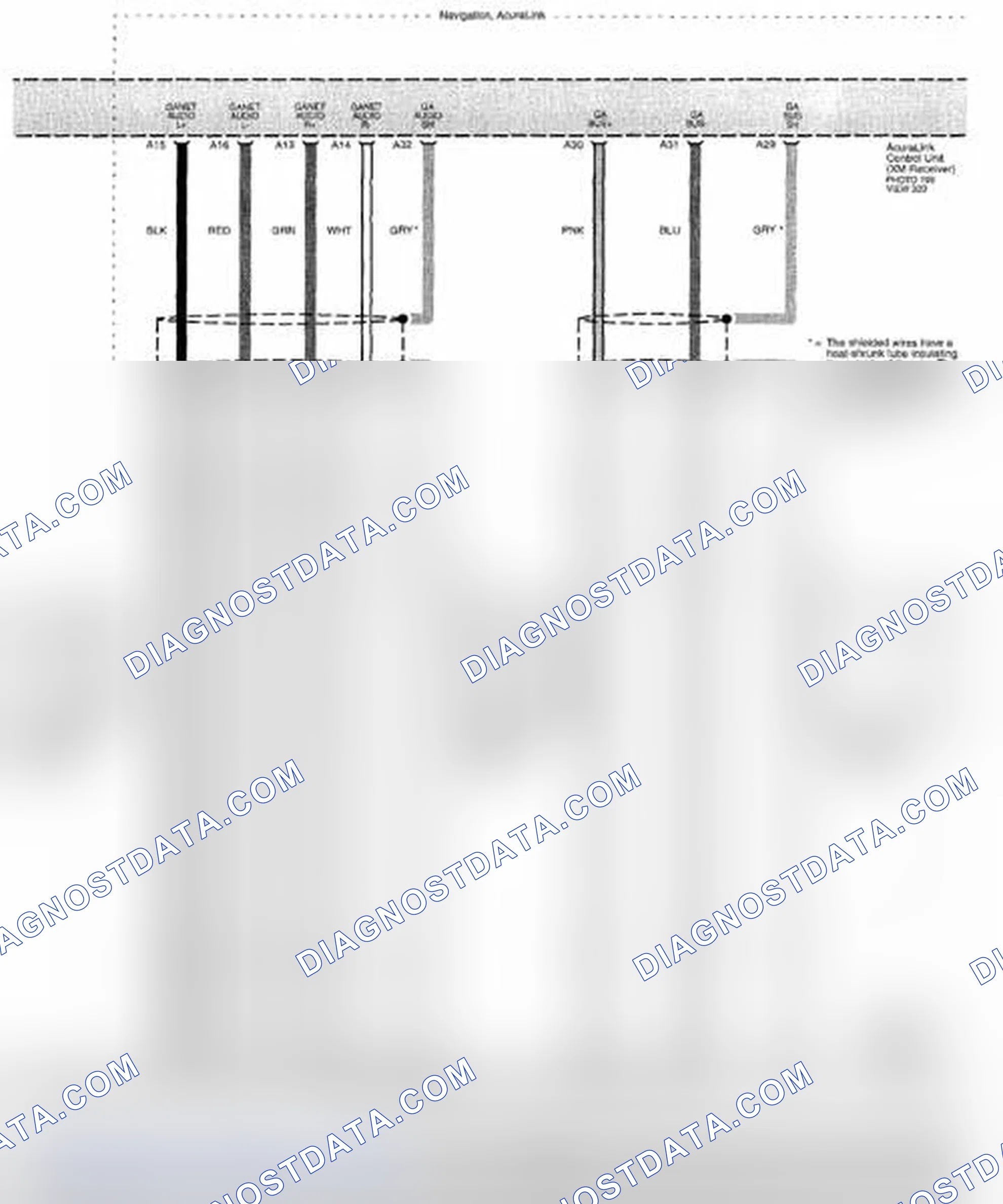 Scheme 462: HFL System (HandsFreeLink) Circuit Diagram (Page 152-8)