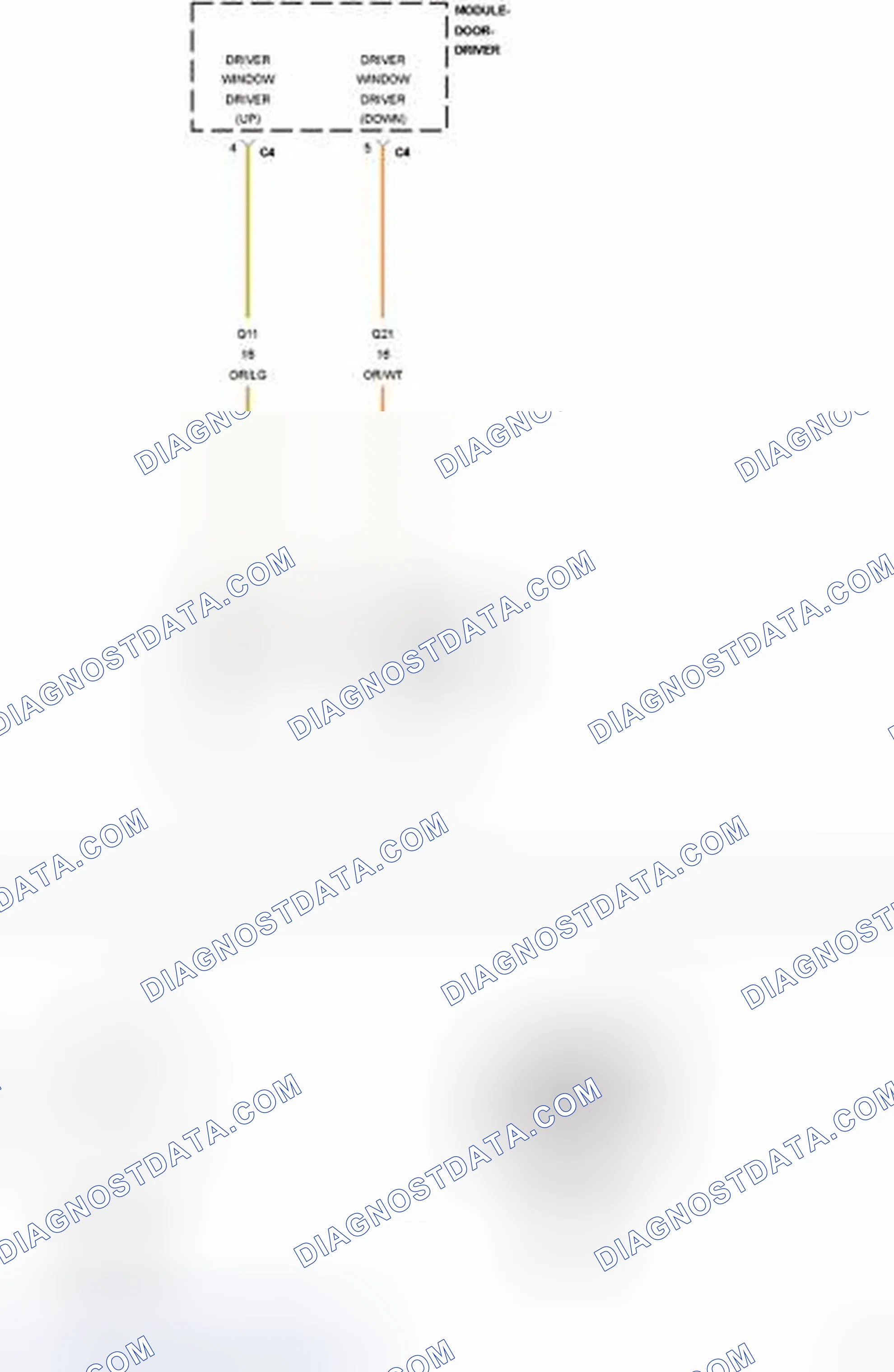 Scheme 40: B1853-11-DRIVER WINDOW CONTROL - CIRCUIT SHORT TO GROUND