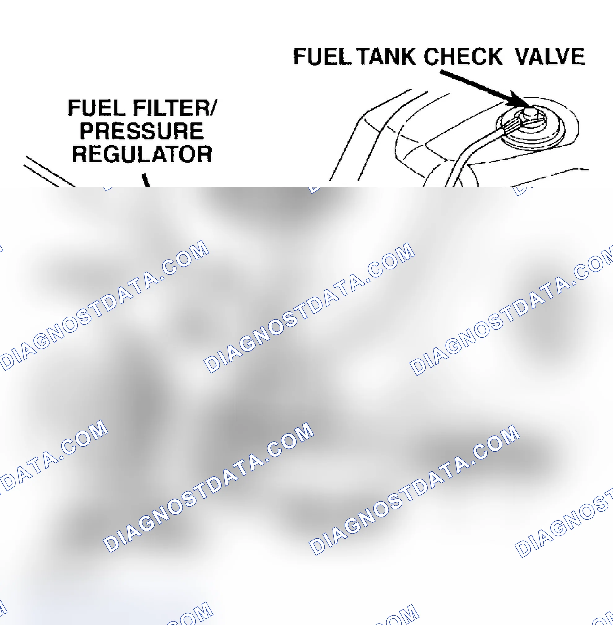 Scheme 299: FUEL PUMP MODULE & RELATED COMPONENTS LOCATION