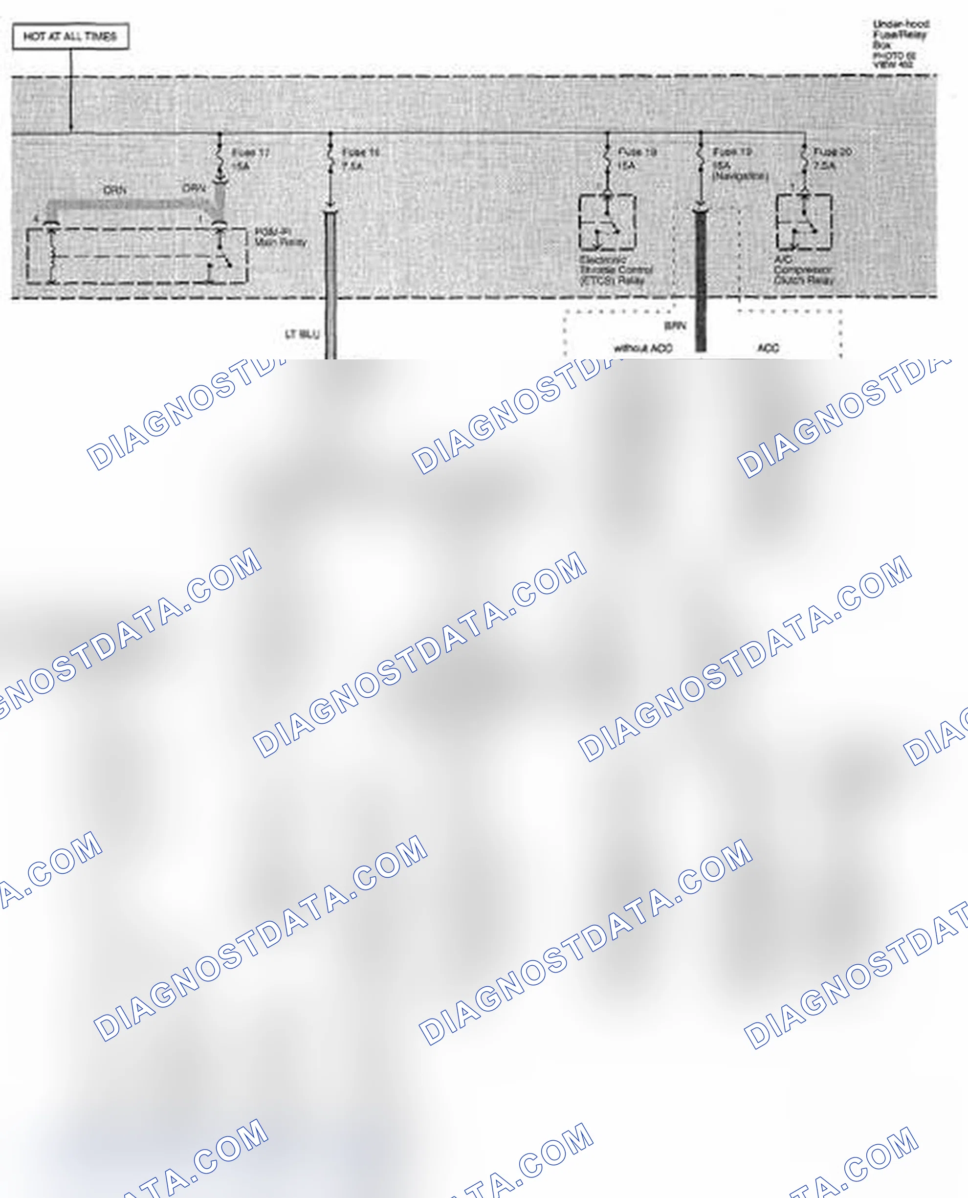 Scheme 57: Power Distribution Circuit Diagram (Page 10-5)