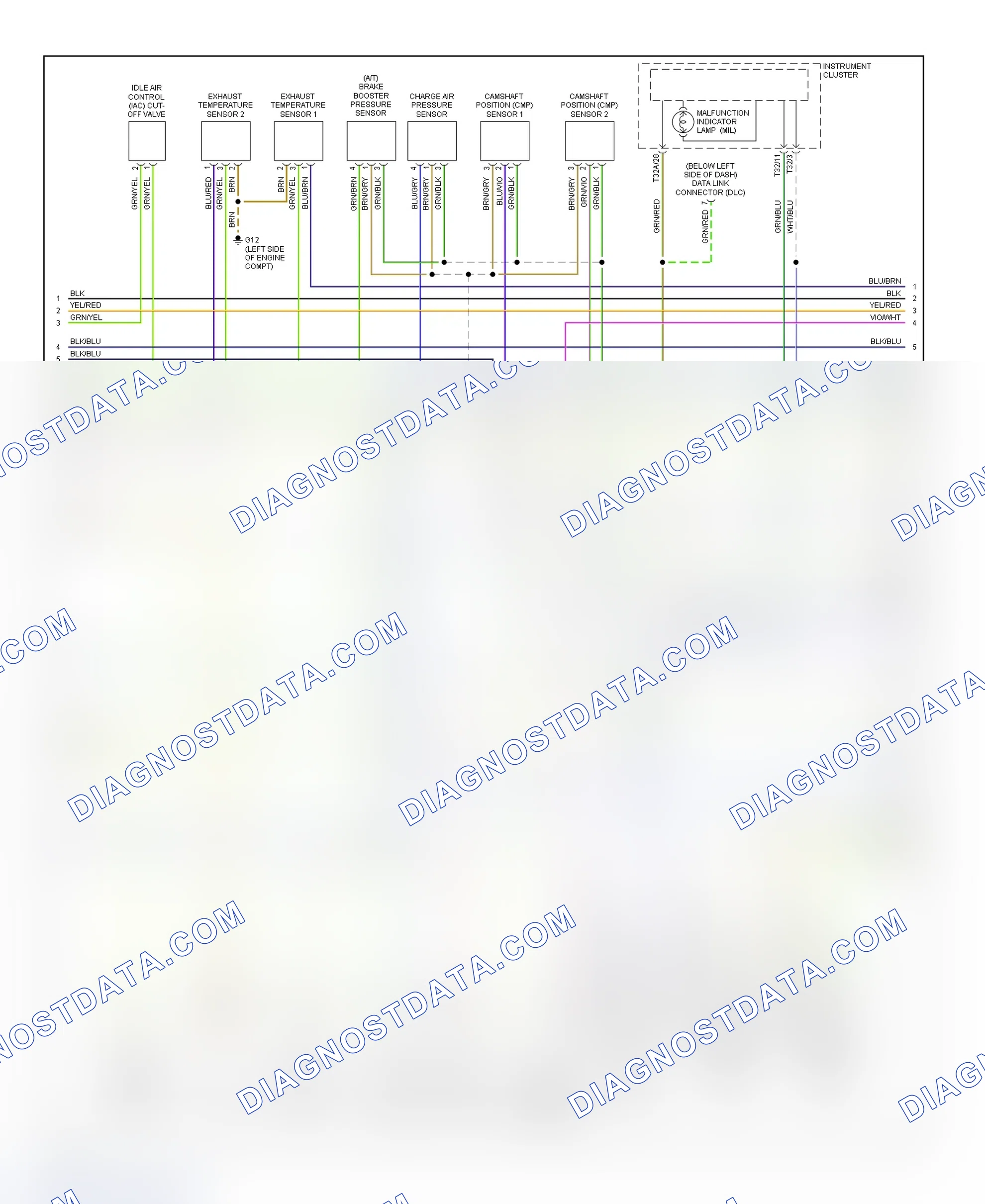 Scheme 2: Wiring Diagram (Allroad 2.7L - 2 Of 3)