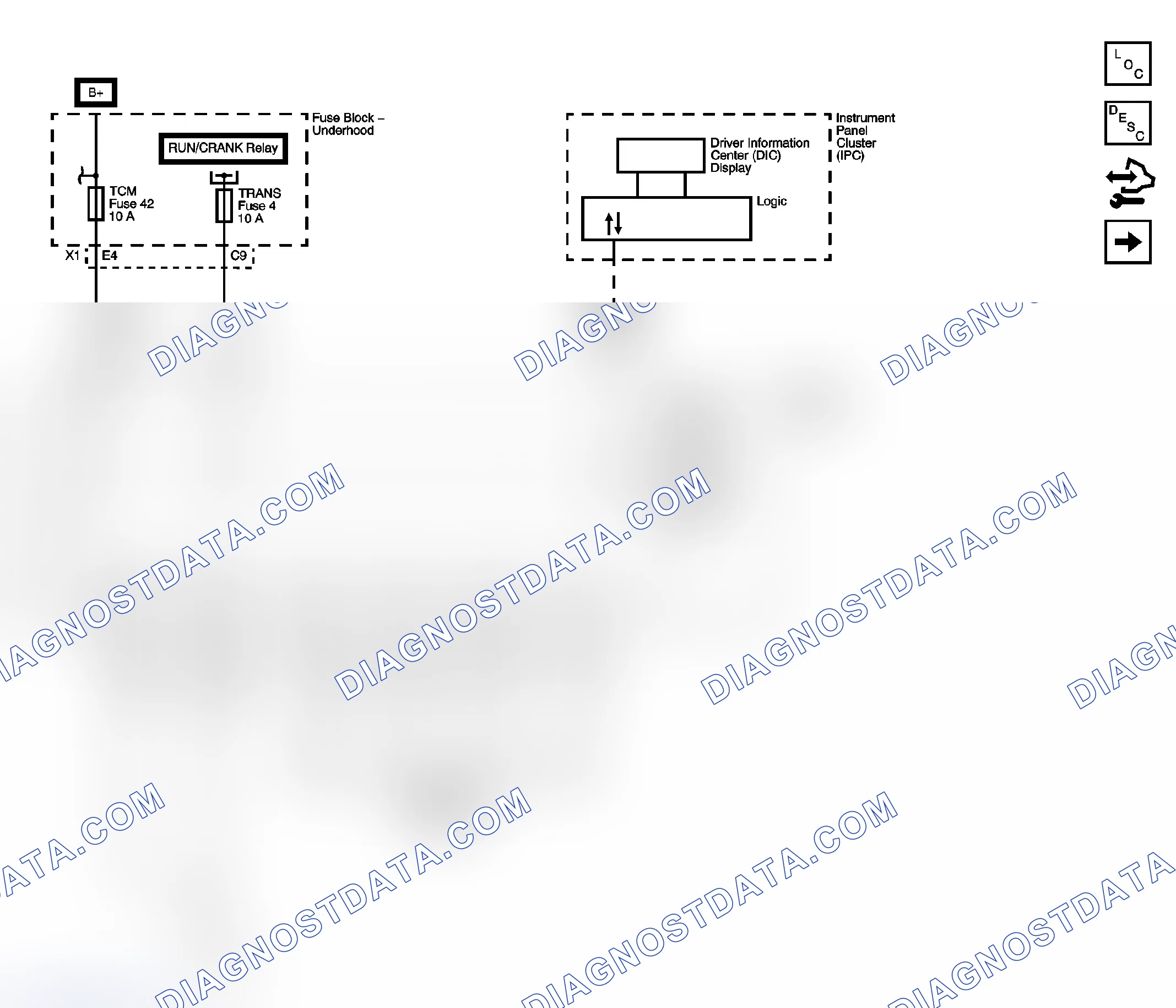 Scheme 52: Automatic Transmission Controls Schematics