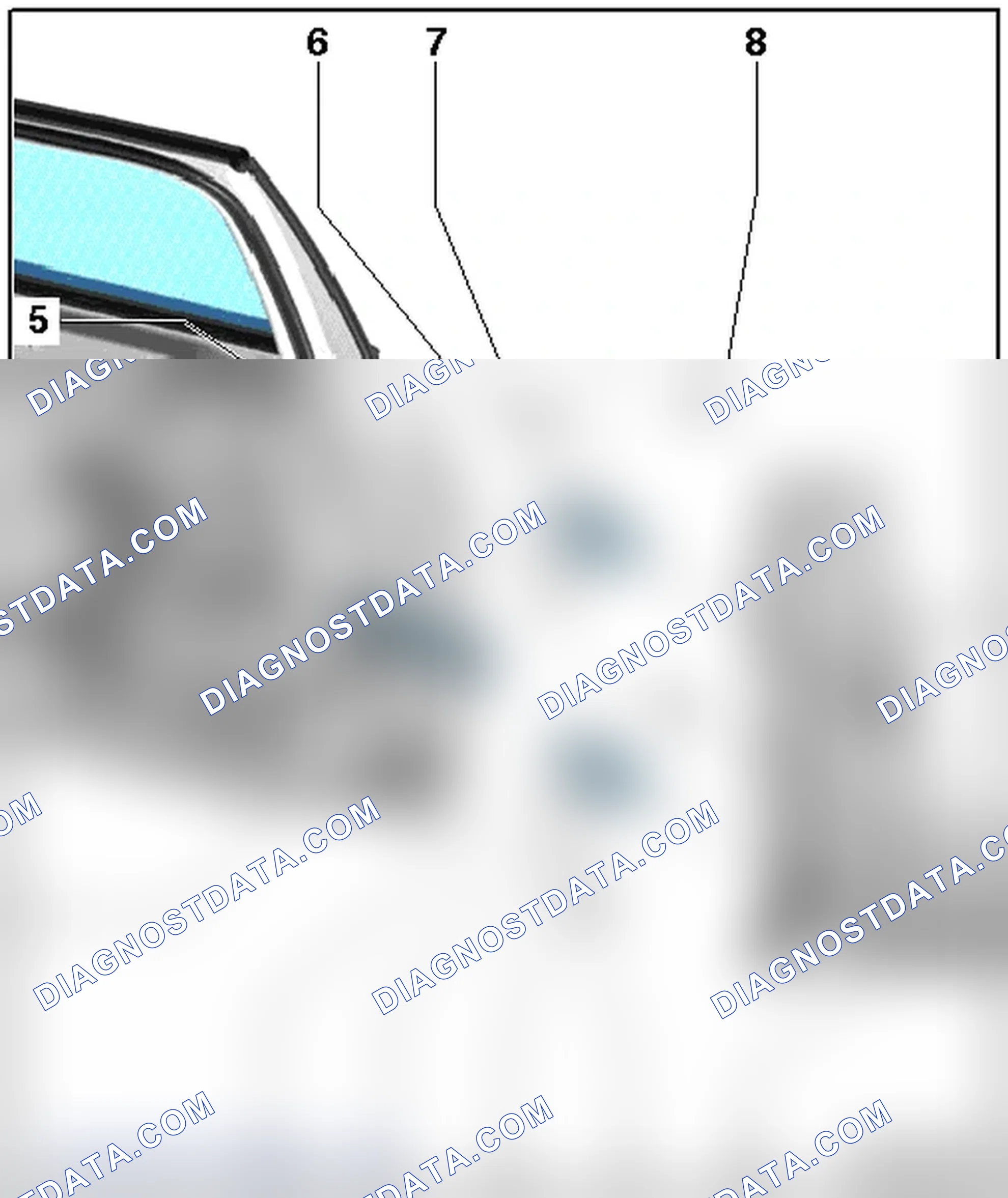 Scheme 73: REAR DOOR OVERVIEW