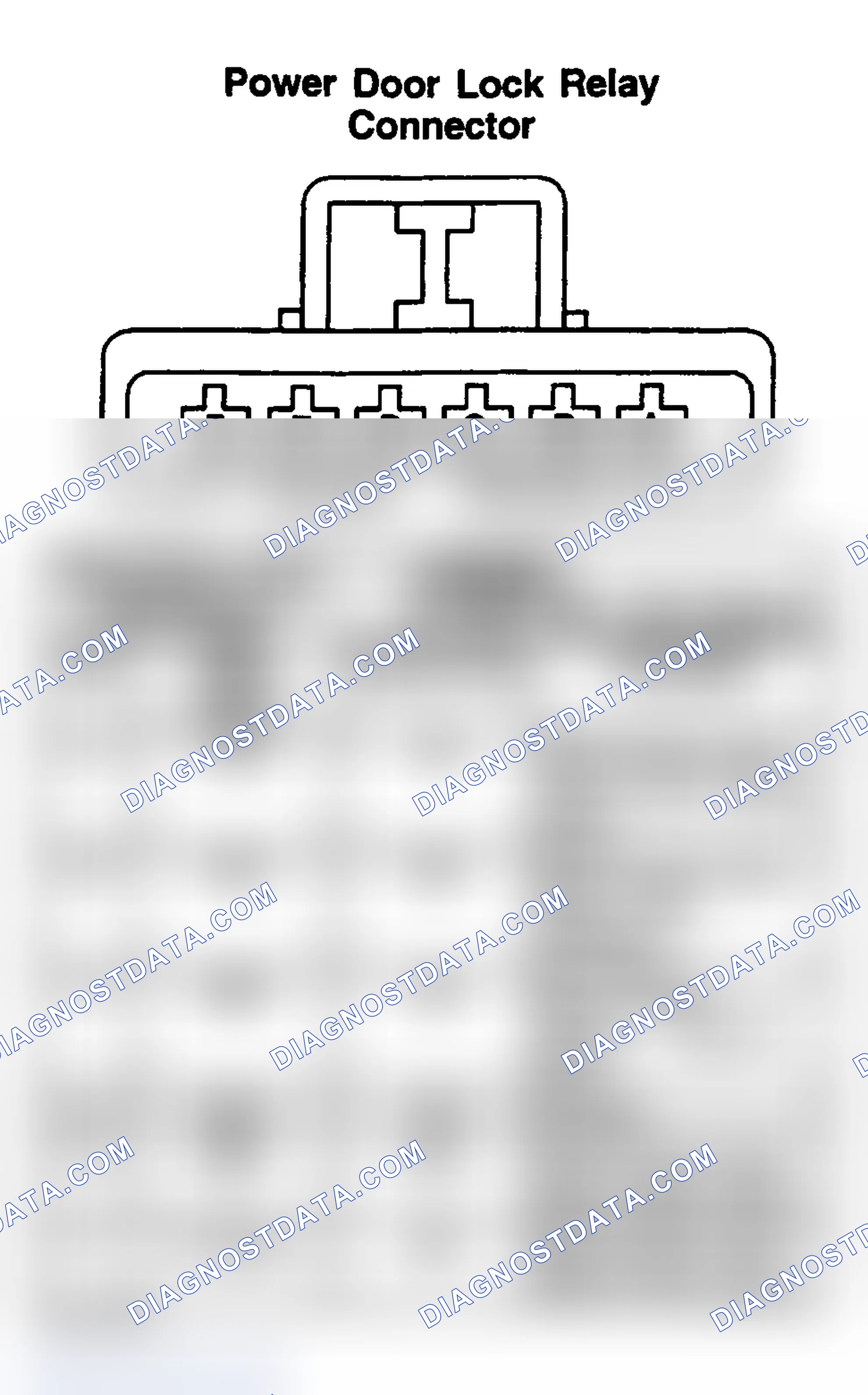 Scheme 216: POWER DOOR LOCK RELAY