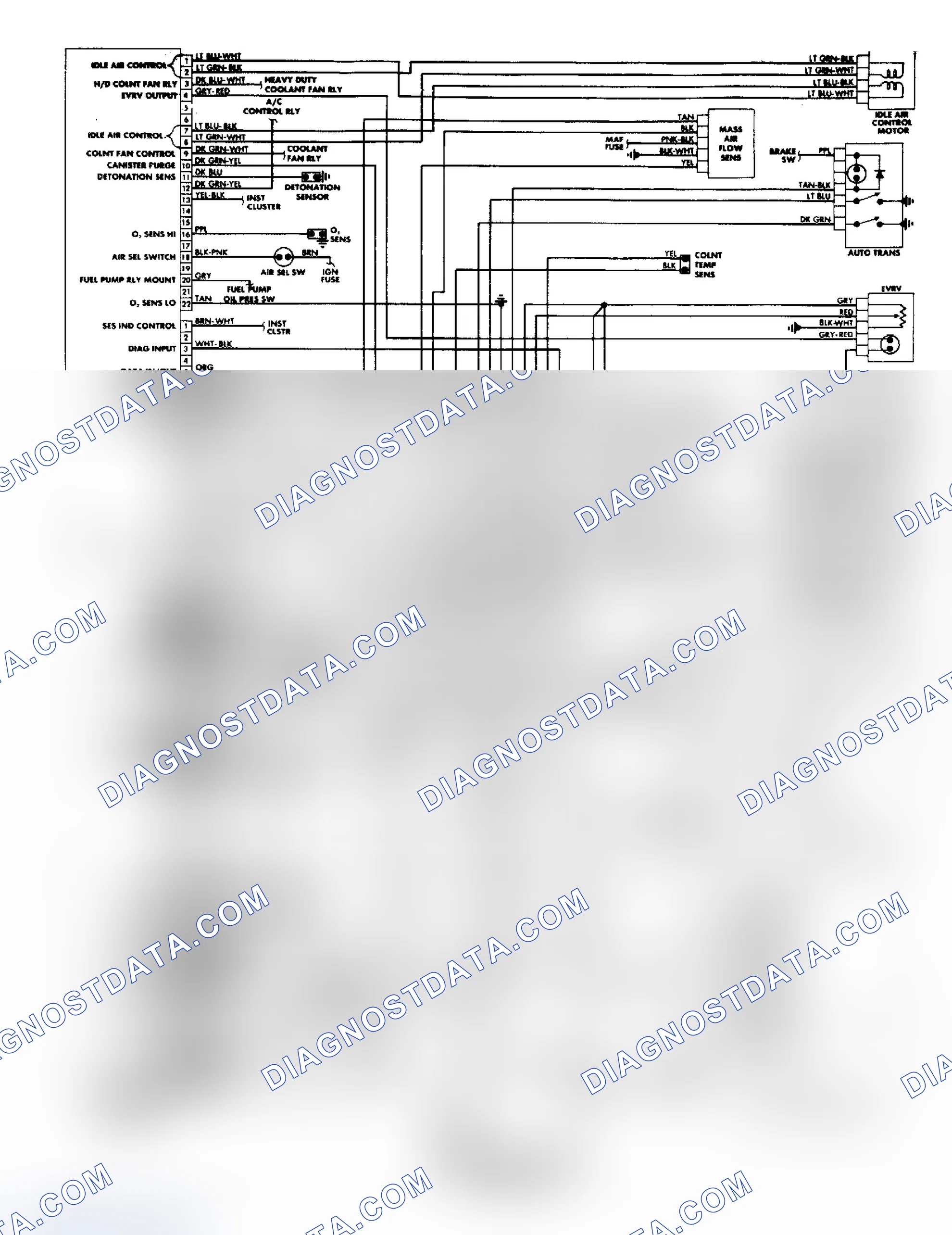 Scheme 18: 1988 Cutlass Supreme FWD 2.8L Fuel Injection Wiring Diagram