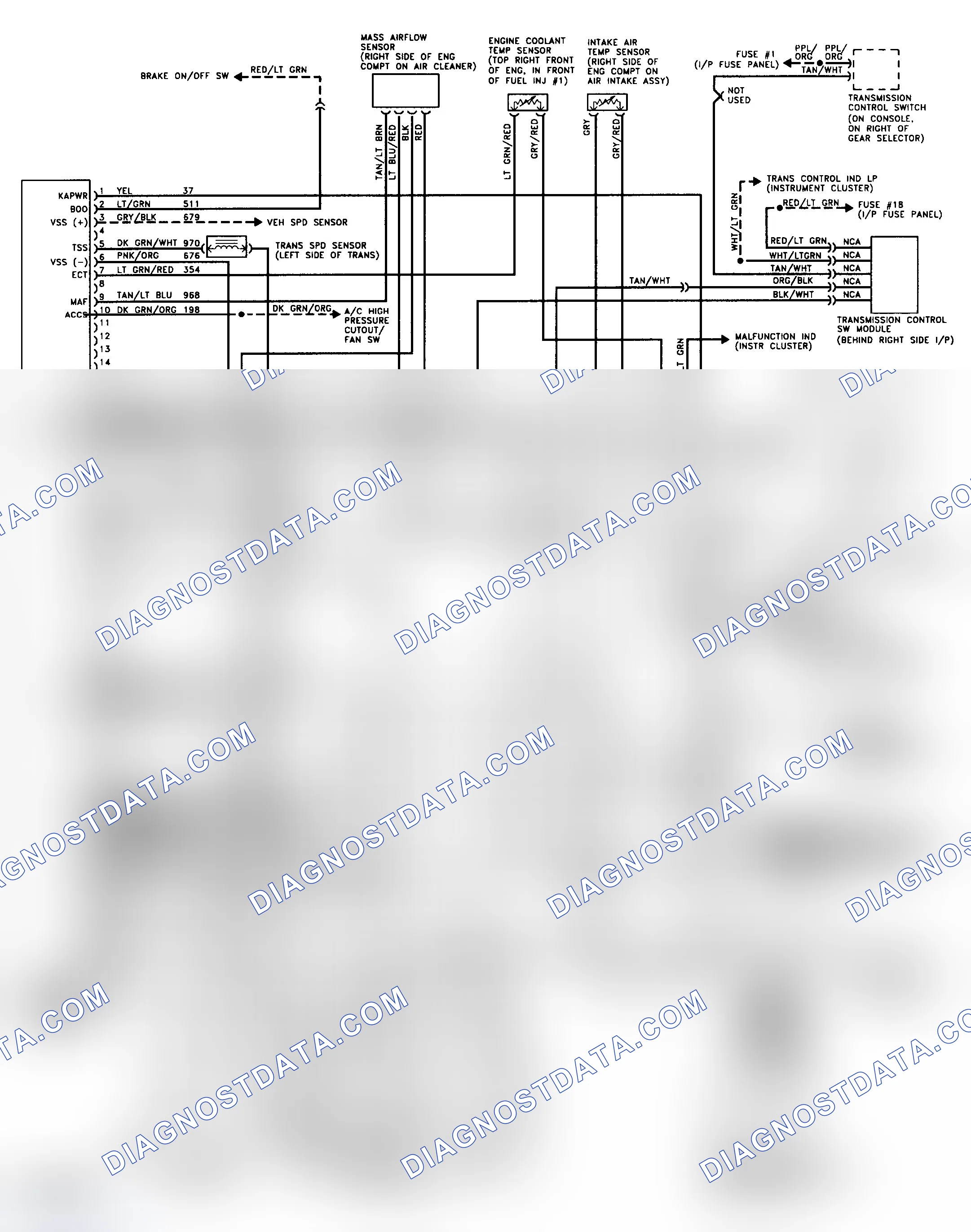 Scheme 47: Wiring Diagram (1994 Mustang 5.0L)
