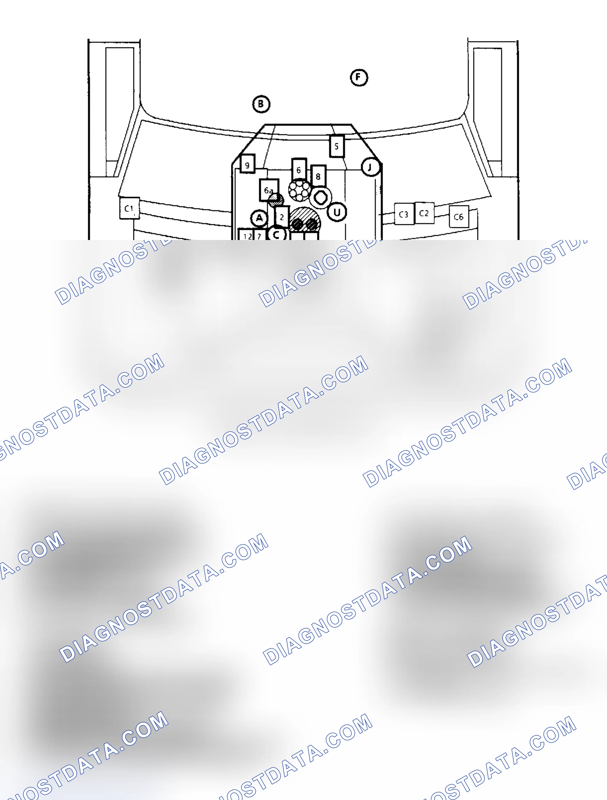 Scheme 142: Component Locations for Astro & Safari 4.3L