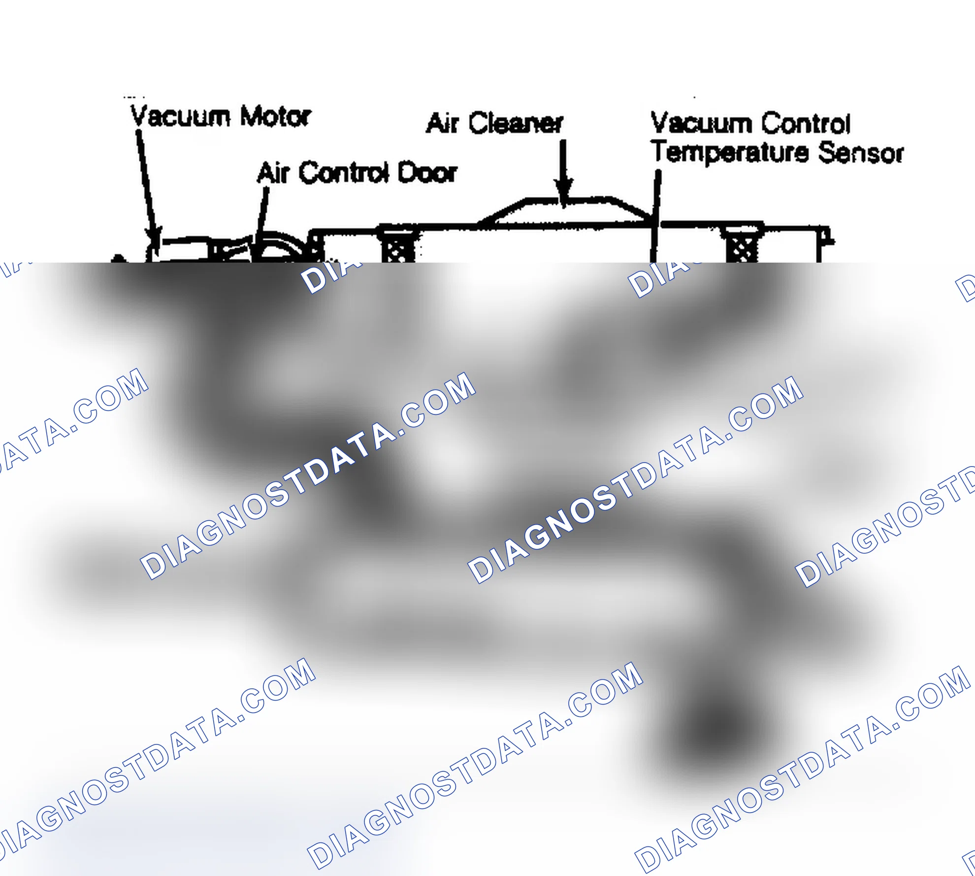 Scheme 21: Thermostatic Air Cleaner Assembly Showing Air Flow into Carburetor