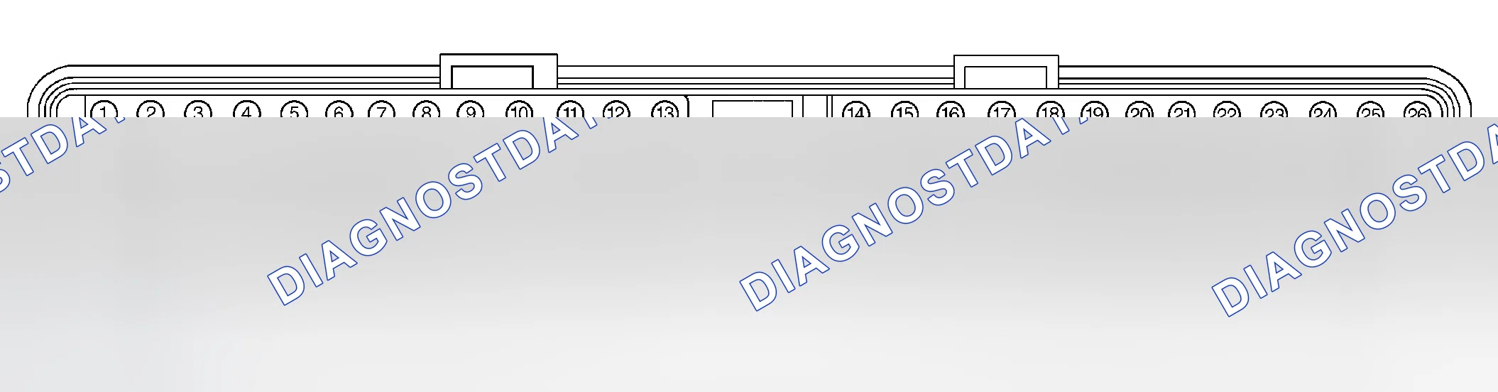 Scheme 313: PCM CONNECTOR IDENTIFICATION