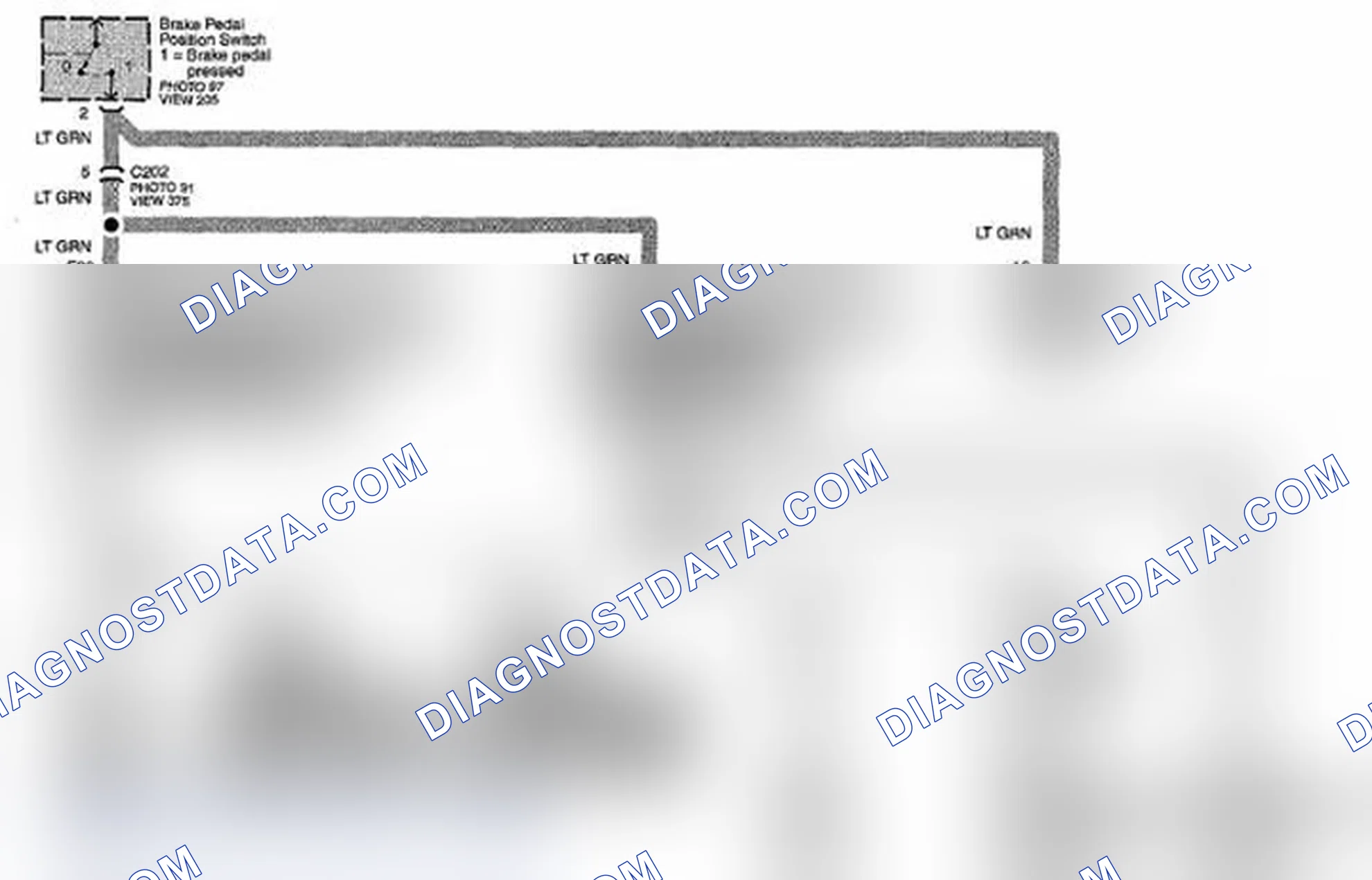 Scheme 94: Brake Pedal Position Circuit Diagram (Page 15-2)