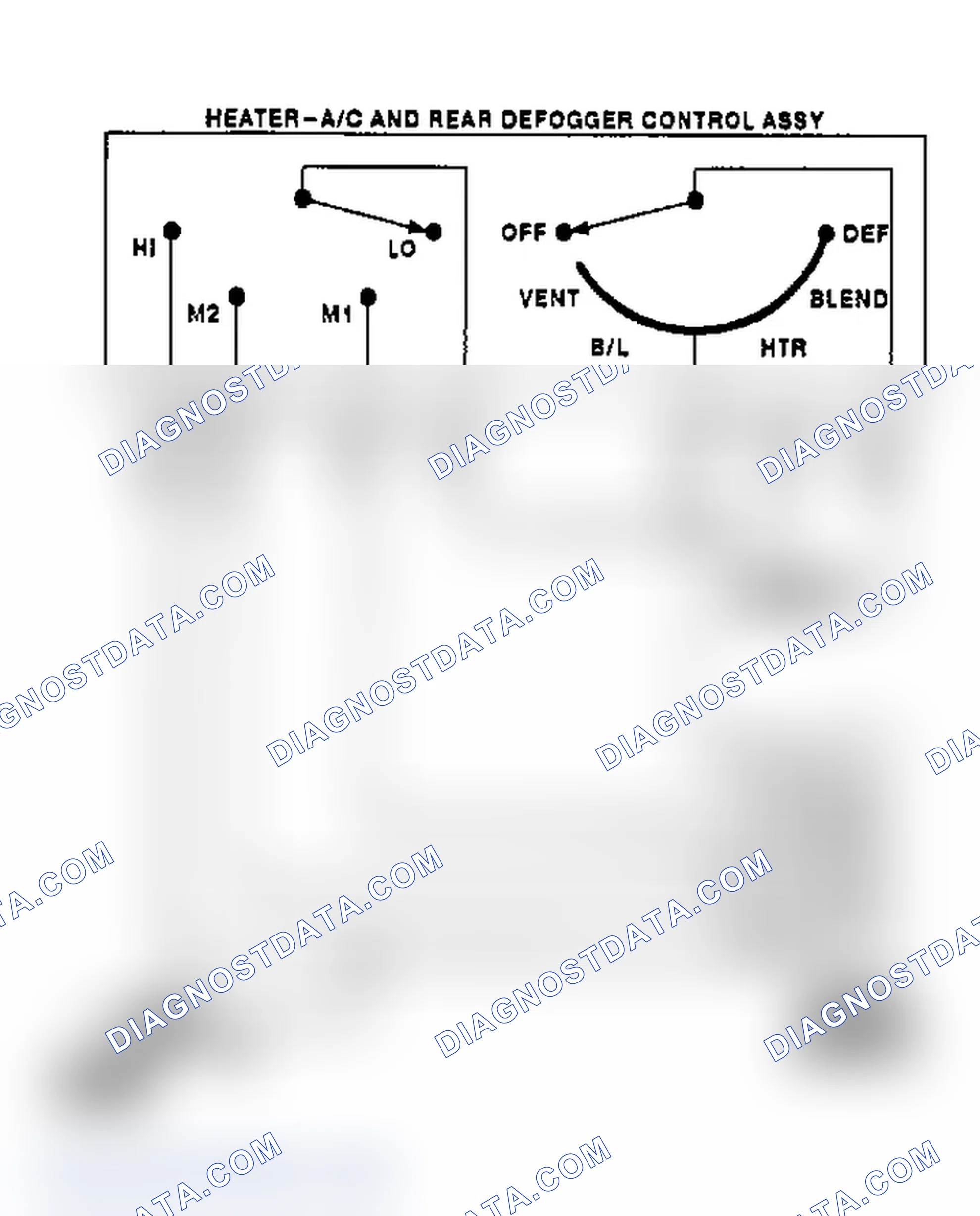 Scheme 10: Heater Wiring Diagram (Cavalier)